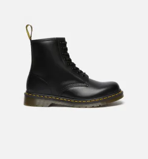 1460 Smooth Leather Lace Up Mens Boots - Black Cushioned Padding