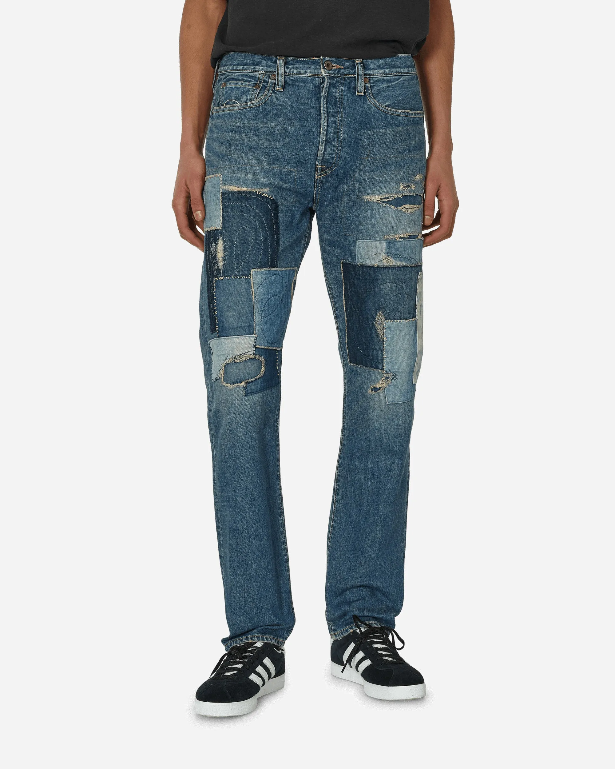 Cording 14Oz Denim 5P Monkey Cisco Pants (Dixie Remake) Indigo