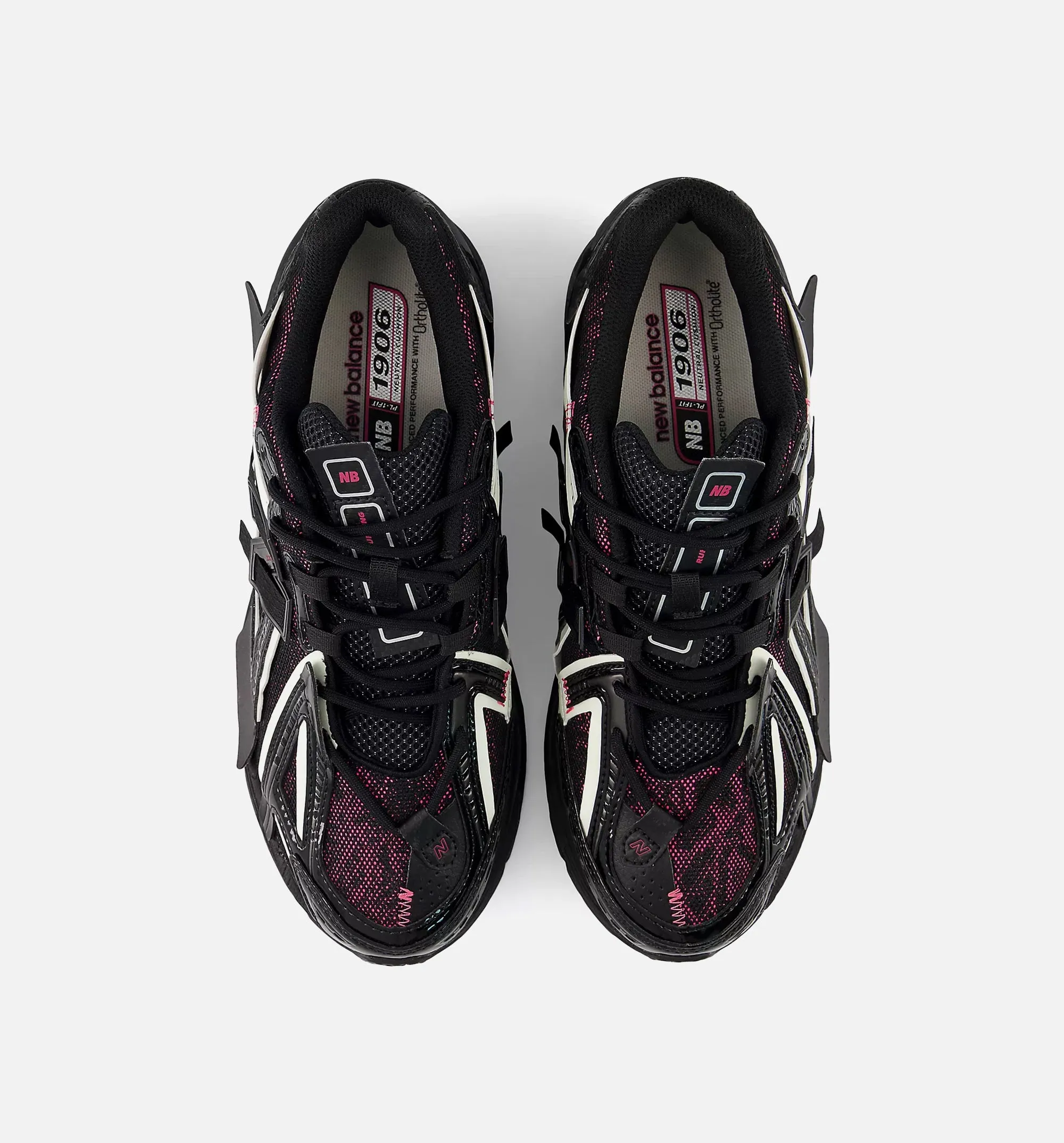 Arch Support Effectiveness 1906A Mens Lifestyle Shoe - Black/Dragon Berry/White
