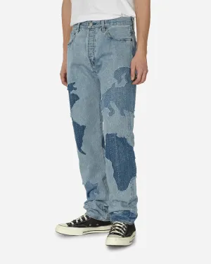 1980'S 501 Jeans Blue Needed Machine - Washable Lining