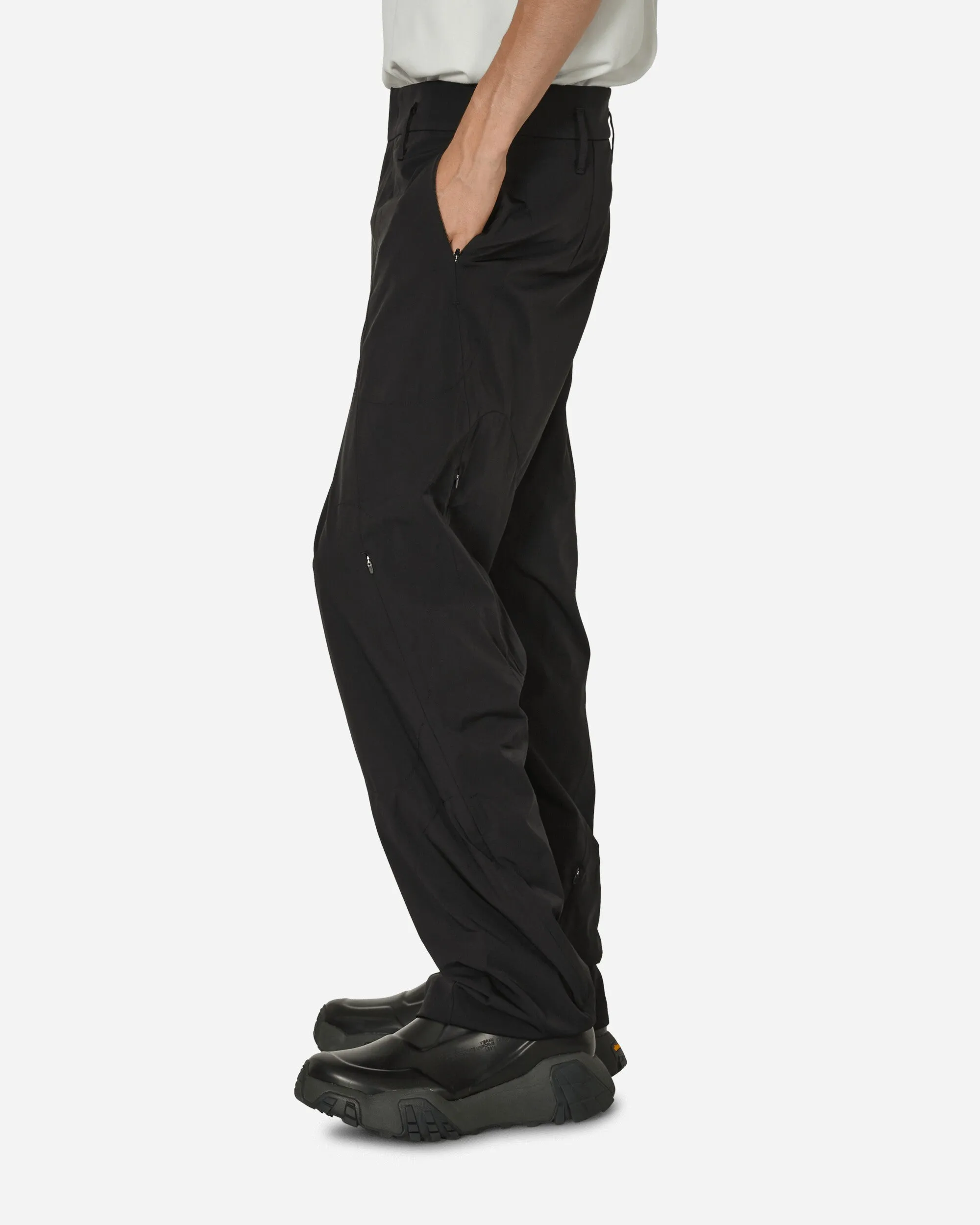 Glossy Texture 5.1 Trousers (Center) Black