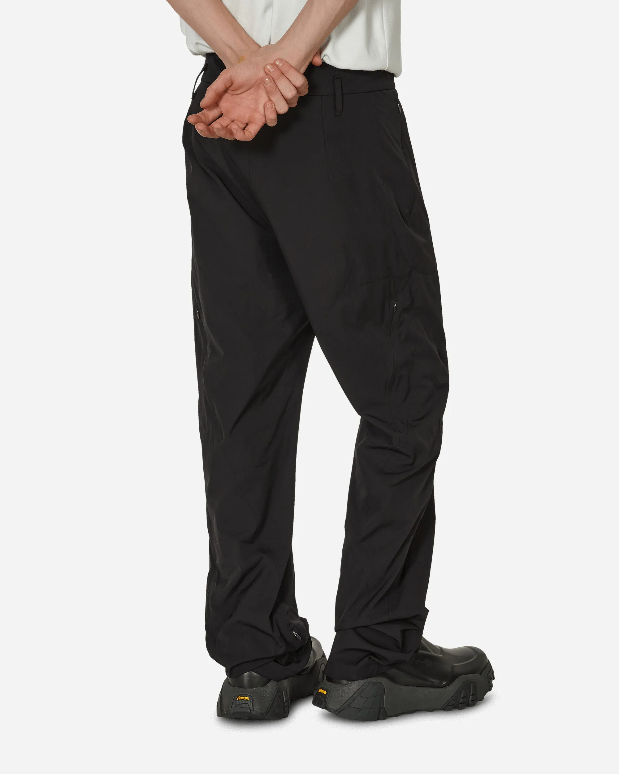 5.1 Trousers (Center) Black Relaxed Fitting Comfortable Elastic Band Edge Band