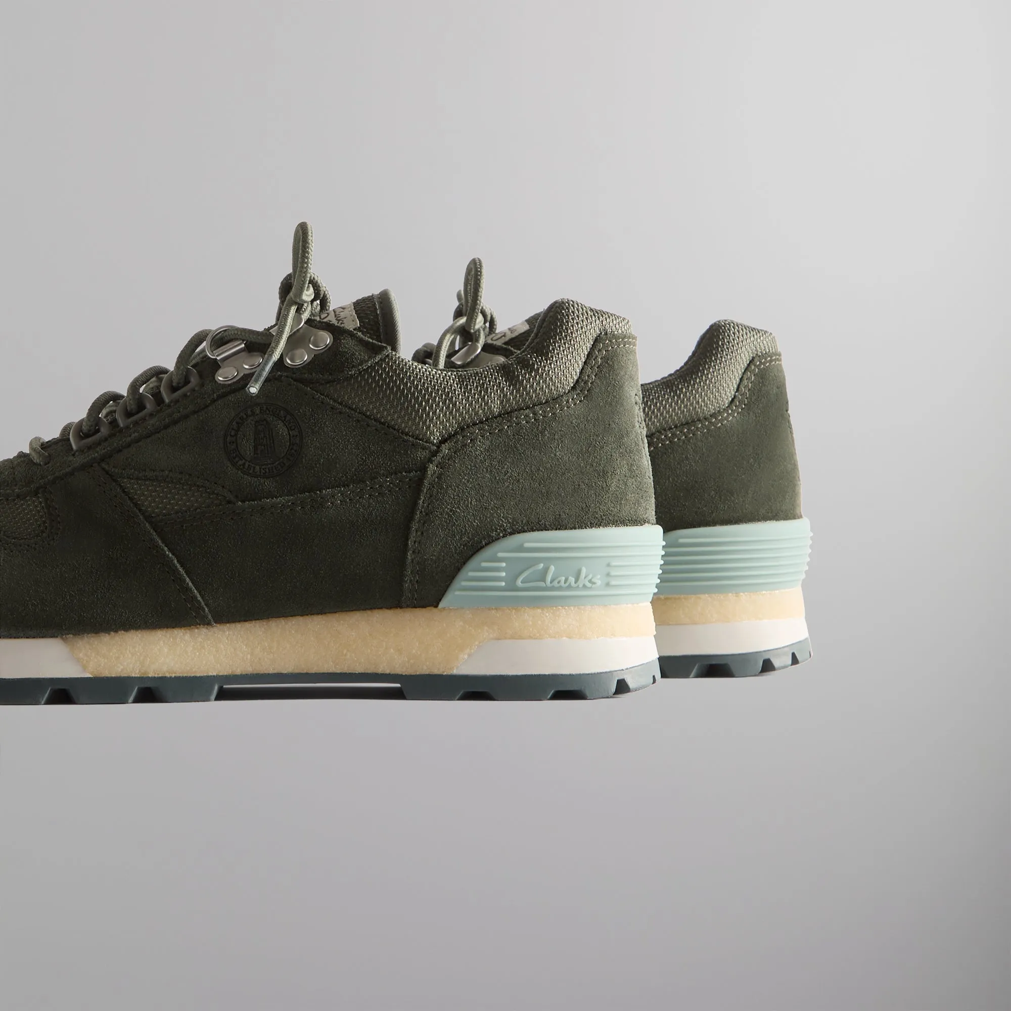 8Th St By Ronnie Fieg For Clarks Originals Laddow - Dark Olive Combi Ceramic Closed Toe Fit Soles