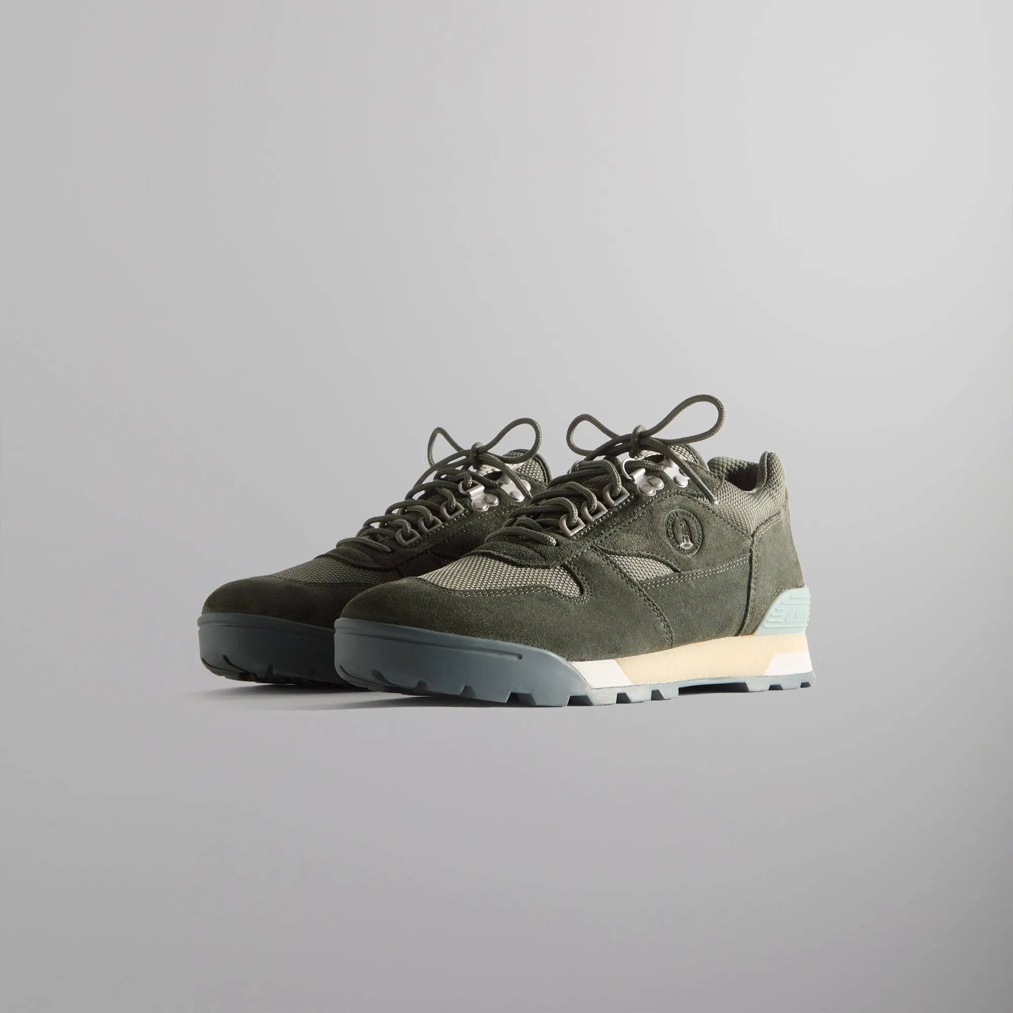 Breathable Footwear Shoe Design Comfort Strapping 8Th St By Ronnie Fieg For Clarks Originals Laddow - Dark Olive Combi