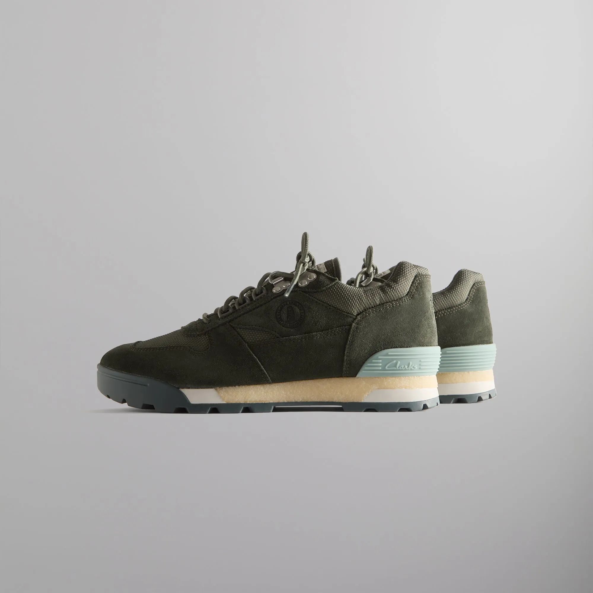 8Th St By Ronnie Fieg For Clarks Originals Laddow - Dark Olive Combi Anti-Fungal Technology Design Design Attributes List