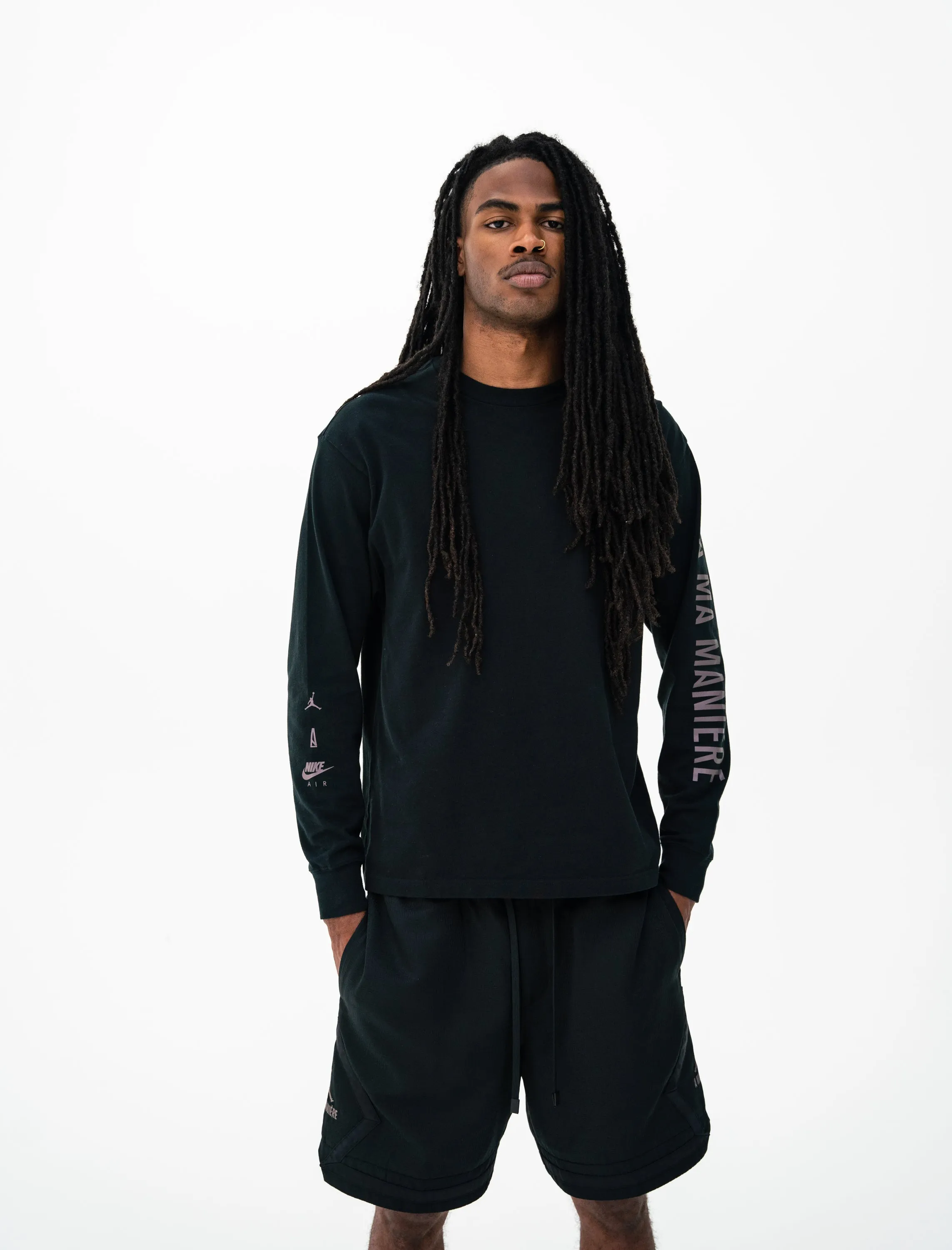 Comfortable Jaw Width A Ma Manire X Jordan 365 Essentials Long Sleeve Tee