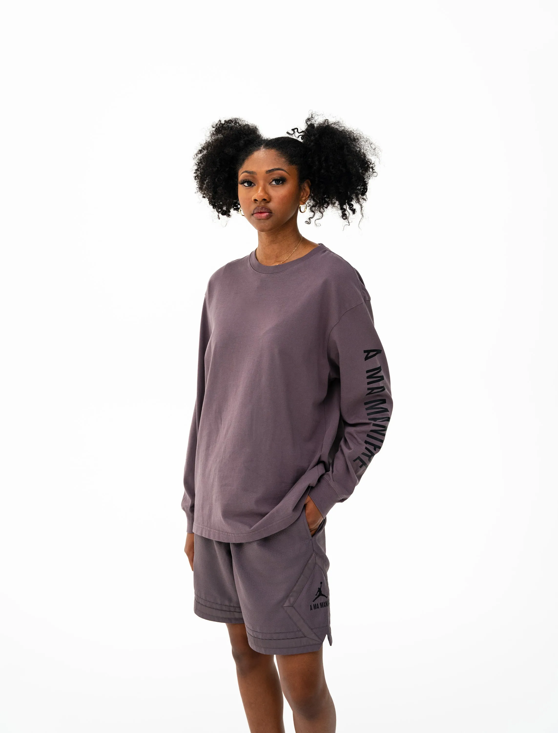 A Ma Manire X Jordan 365 Essentials Long Sleeve Tee 3D Printing Marketplace Training Nailcare