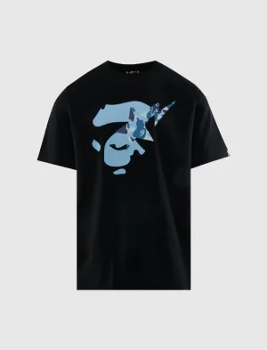 Abc Camo Face Sta Tee Long Length at Cuff Buttoned Sleeves