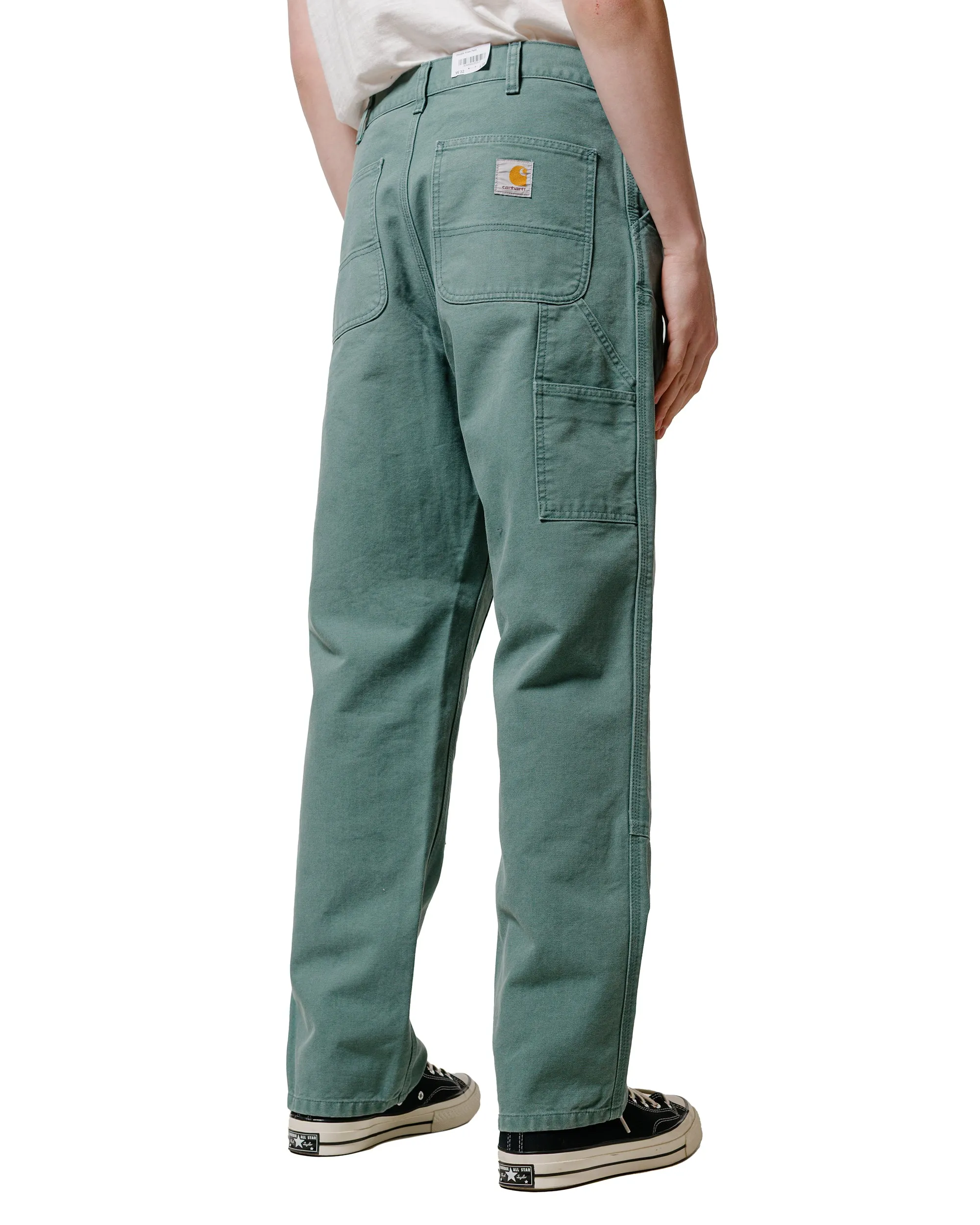 Active - Use Carhartt W.I.P. Double Knee Pant Canvas Silver Pine Stone Canvas