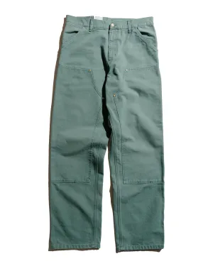 Carhartt W.I.P. Double Knee Pant Canvas Silver Pine Stone Canvas Regular Cuff Width