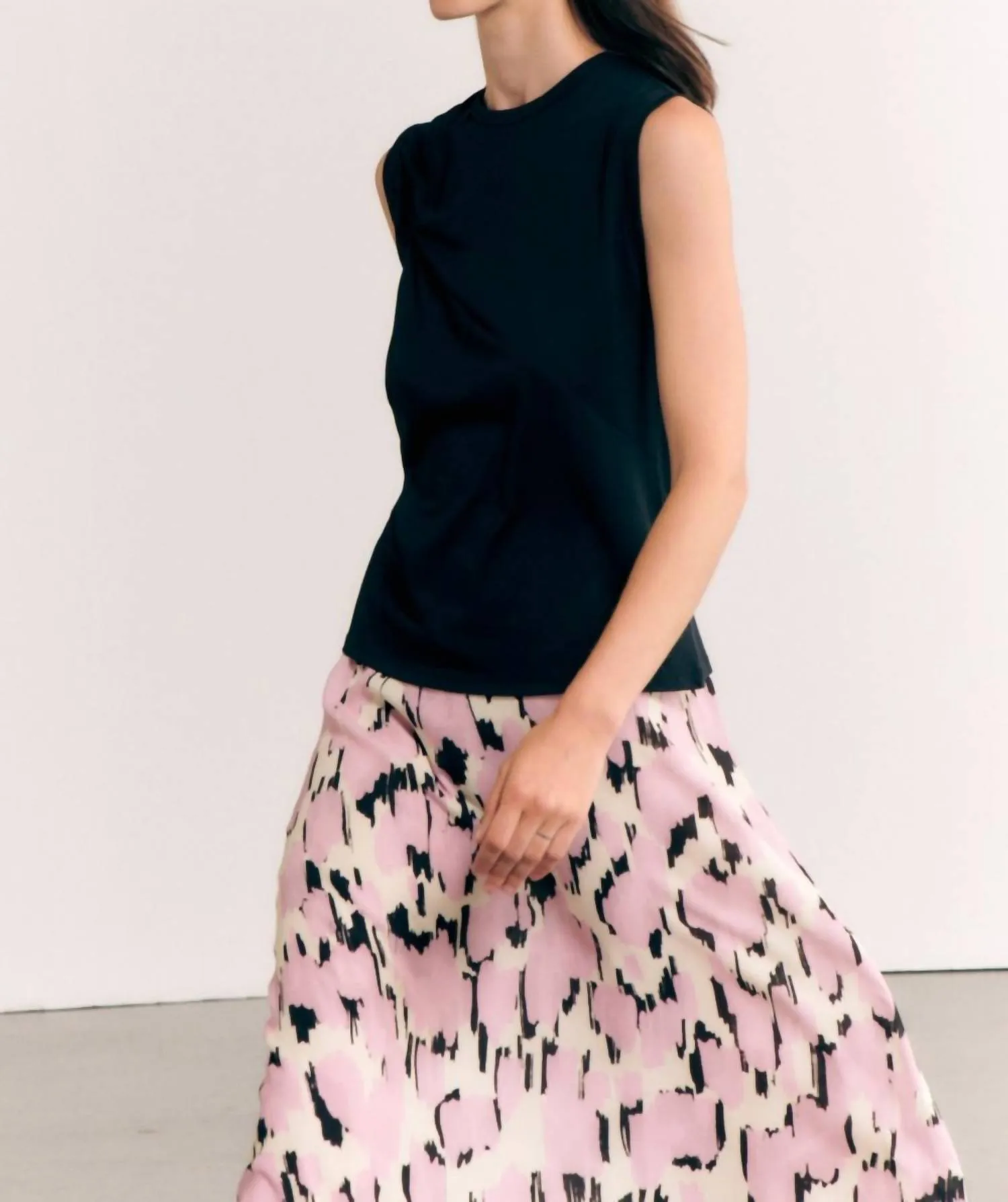 Jupe Abstraite En 7157 Rose
