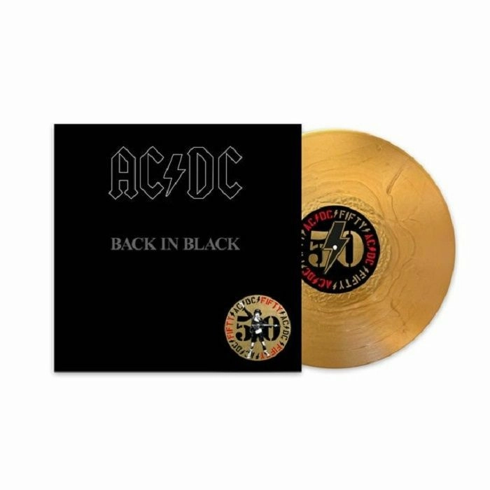 AC/DC C Back In Black (50th Anniversary Edition) (Gold)  (Arrives in 4 Days) hi-fi studio monitor amp,hi-fi audiophile DAC,hi-fi lossless amplifier