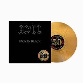 AC/DC C Back In Black (50th Anniversary Edition) (Gold)  (Arrives in 4 Days) hi-fi studio monitor amp,hi-fi audiophile DAC,hi-fi lossless amplifier