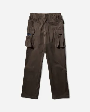 Men'S Warm Cargo Pants Soil Brown Comfortable Hemline Crepe