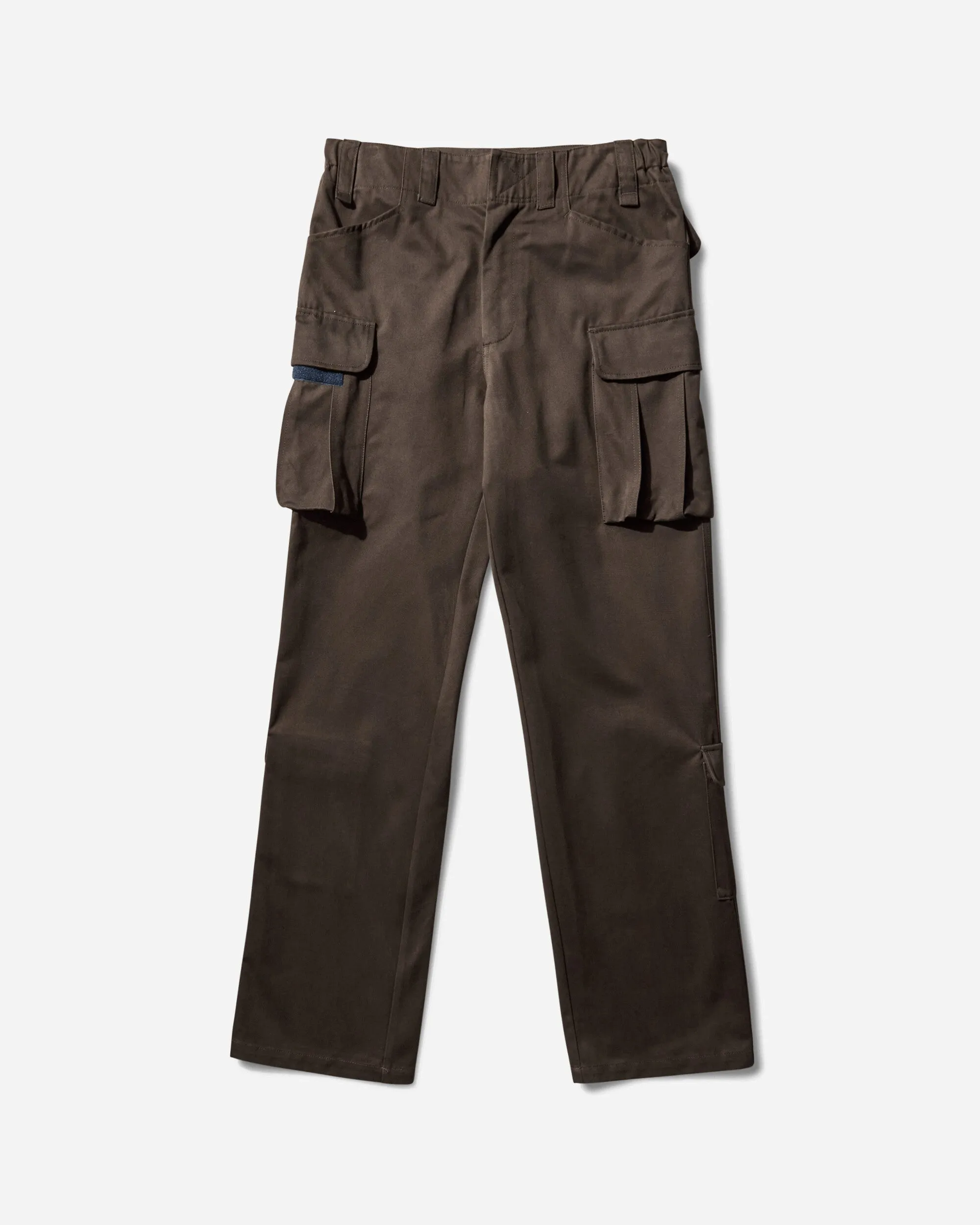 Men'S Warm Cargo Pants Soil Brown Comfortable Hemline Crepe