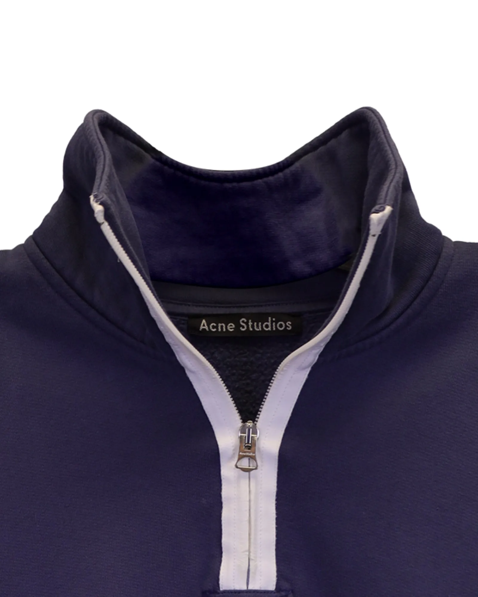 Acne Studios Sweat-shirt à motif drapeau Flint en coton vert