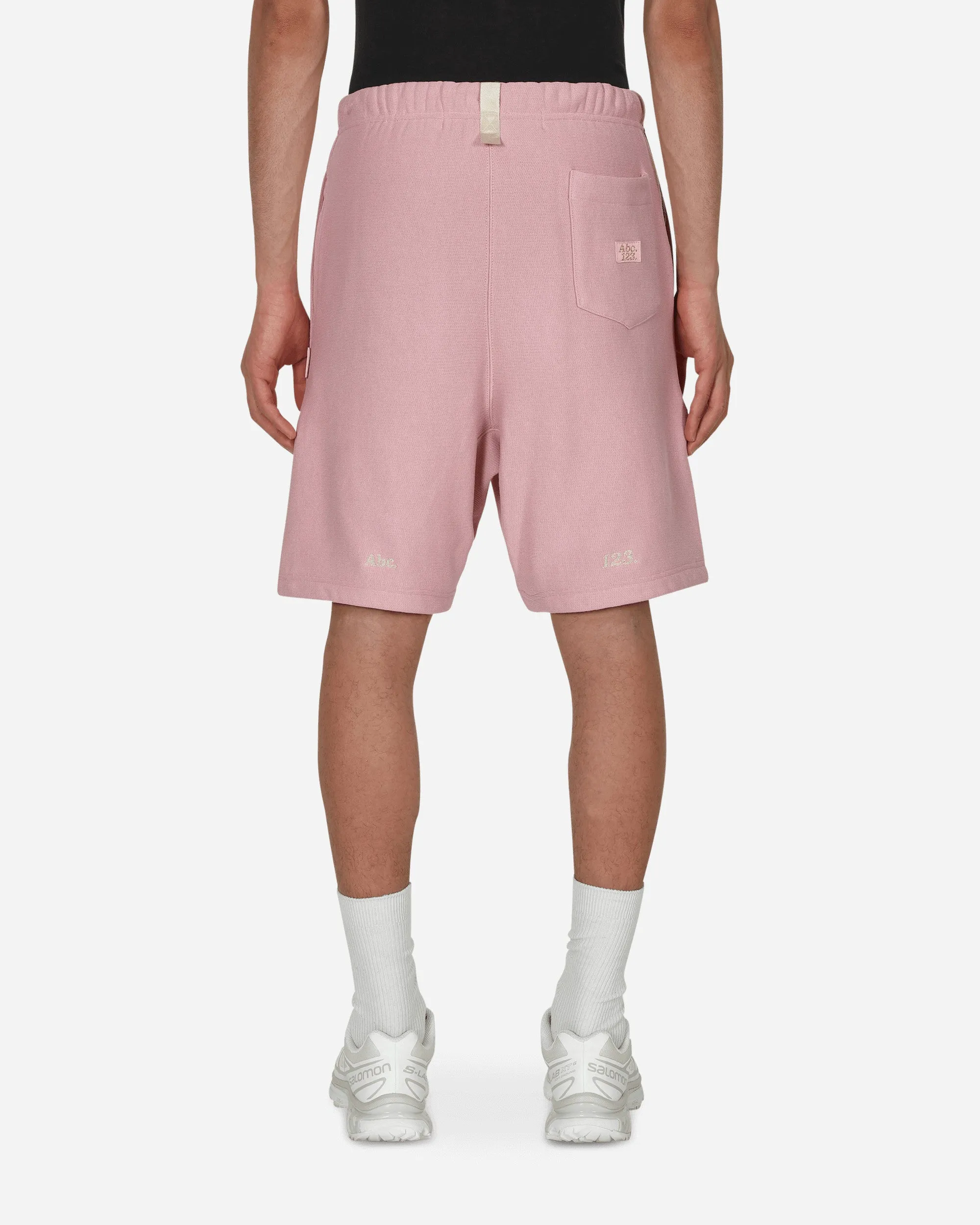 Comfortable Abstract Abc. 123. Sweatshorts Pink