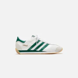 Adidas Country Japan - Cloud White / Collegiate Green / Crystal White Flexible Upper Pattern Design Comfortable Prints