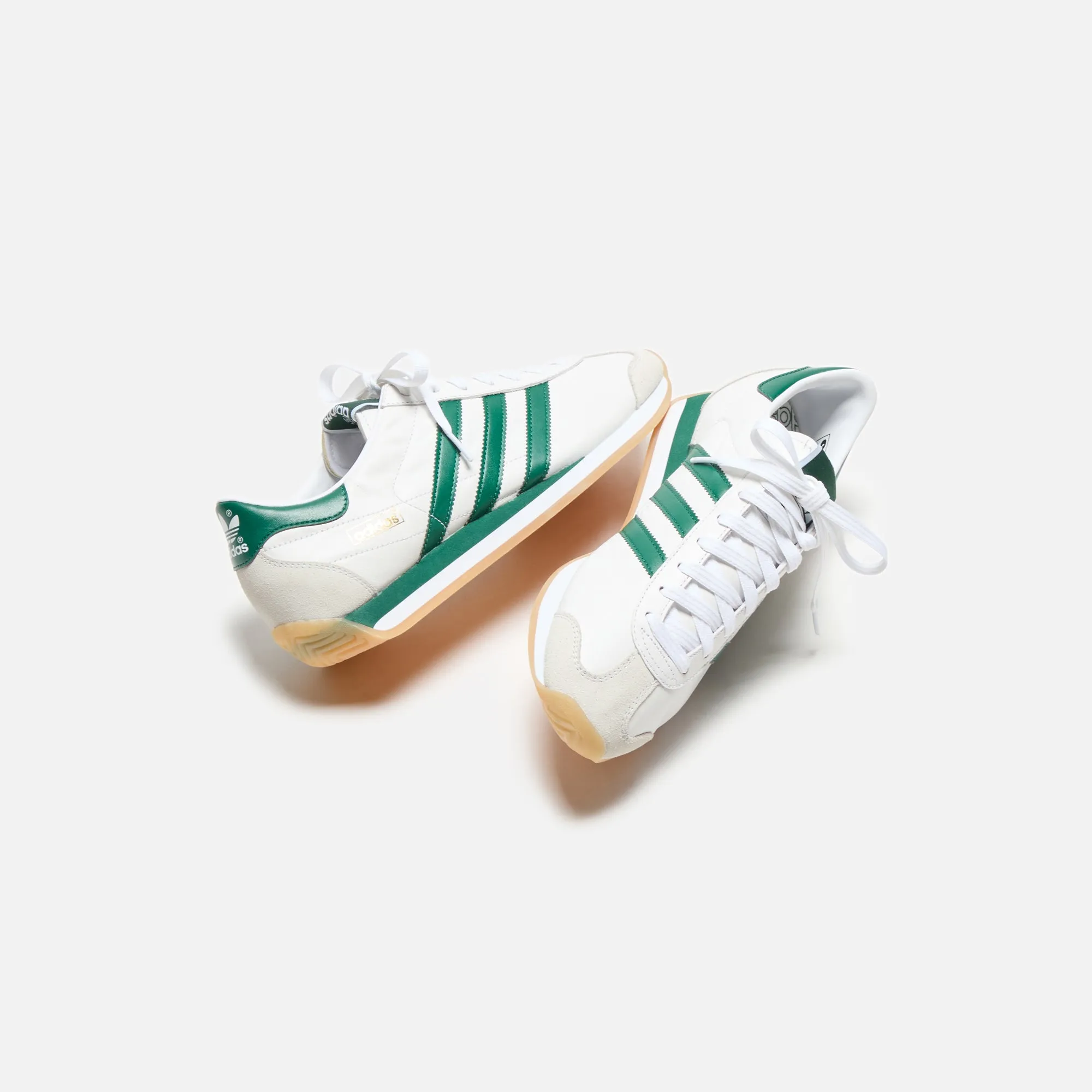 Comfortable Versatility Property Adidas Country Japan - Cloud White / Collegiate Green / Crystal White