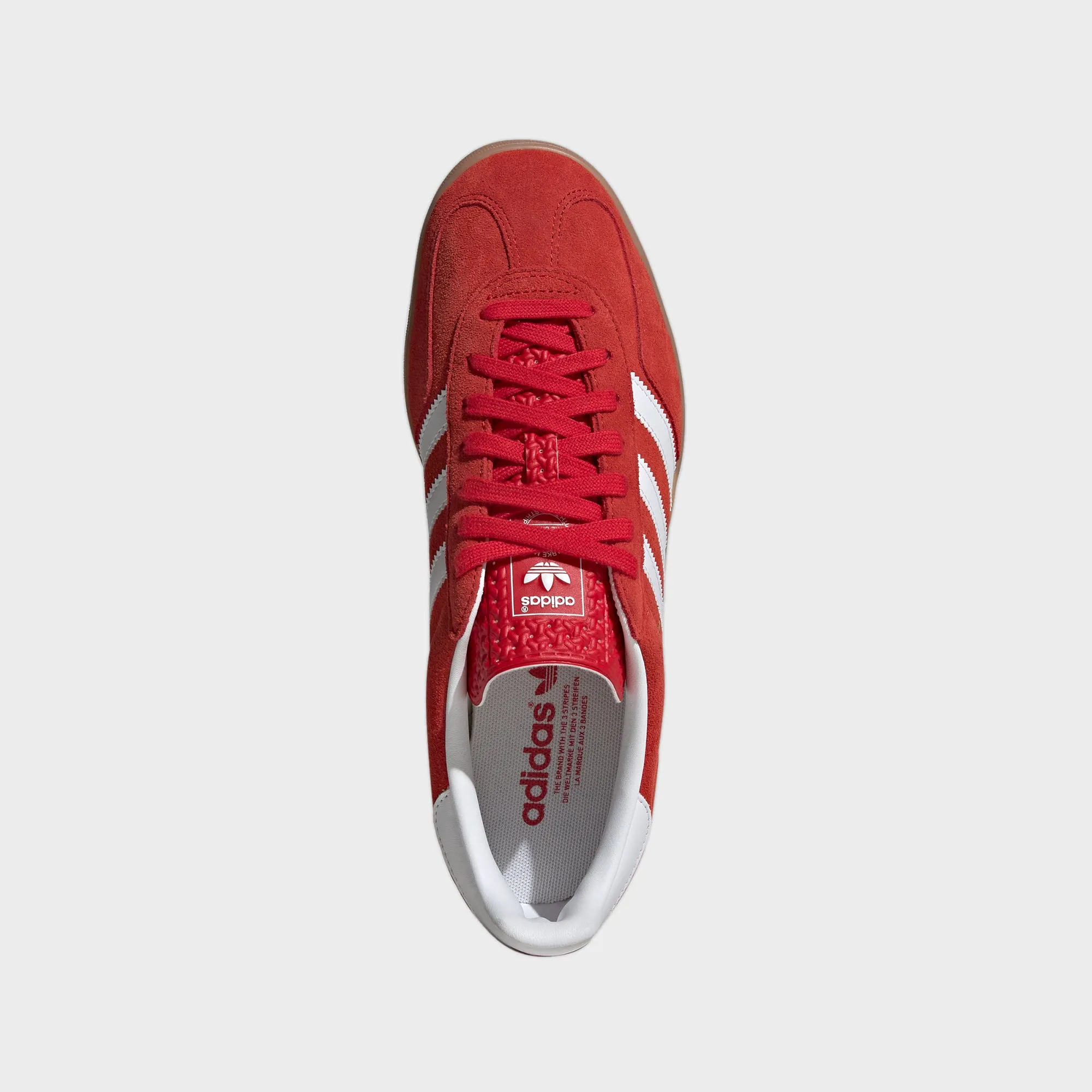 Sandal Wood Soft Stud Adidas Gazelle Indoor - Better Scarlet / Cloud White / Gum