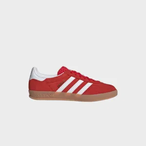 Stretchable Fabric Design Concept Set Adidas Gazelle Indoor - Better Scarlet / Cloud White / Gum