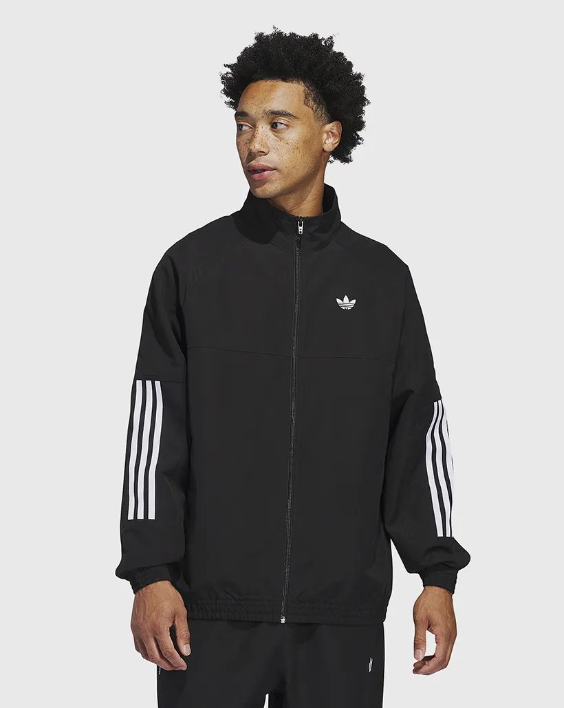 Running Shoes Windproof Barrier Adidas Gazelle Track Jacket - Black/White