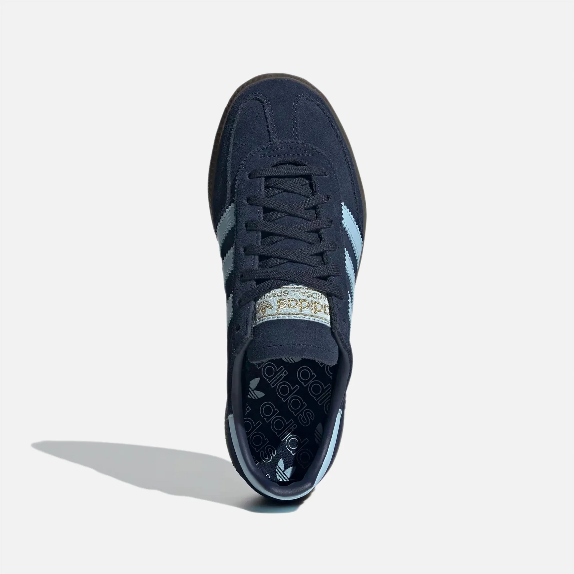 Adidas Handball Spezial - Collegiate Navy / Clear Sky / Gum Moisture Management Technology Design
