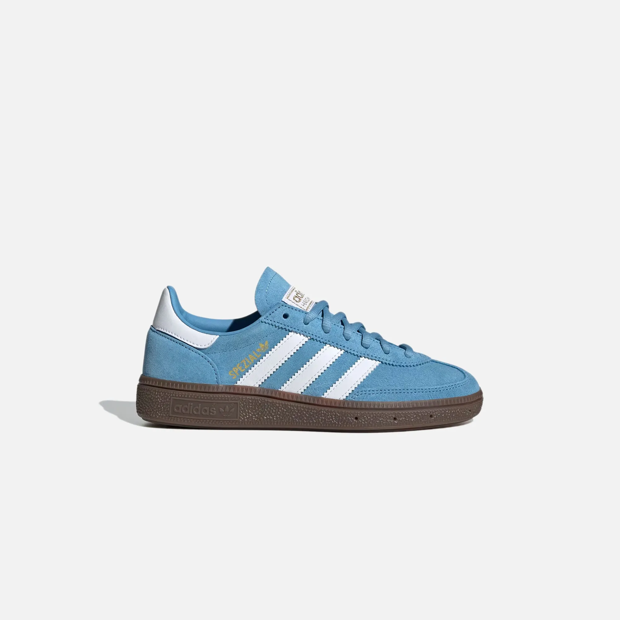Keep Going Strong Walk Loud Adidas Kids Handball Spezial - Light Blue / White / Gum