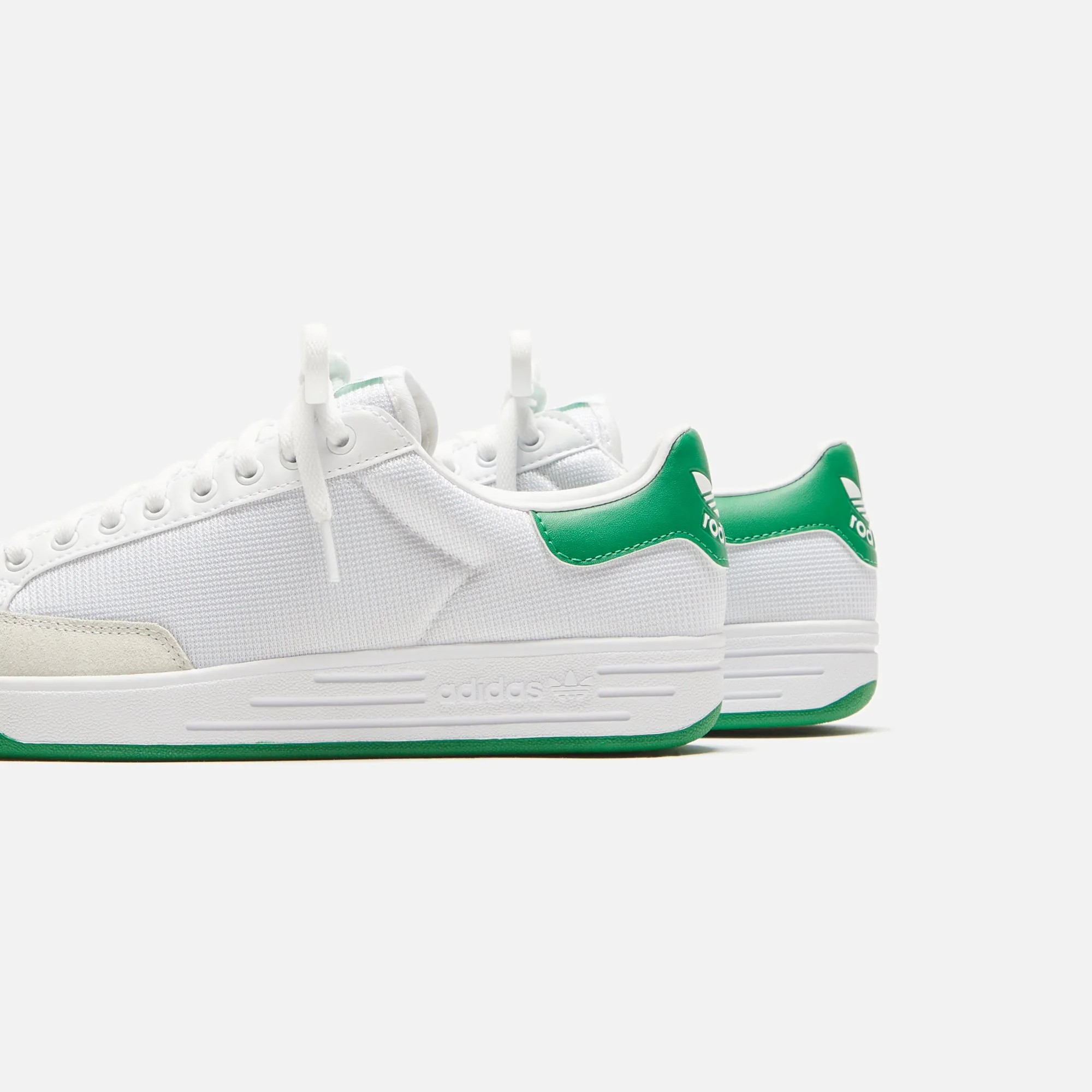 Adidas Rod Laver - White / White / Green Sturdy Frames