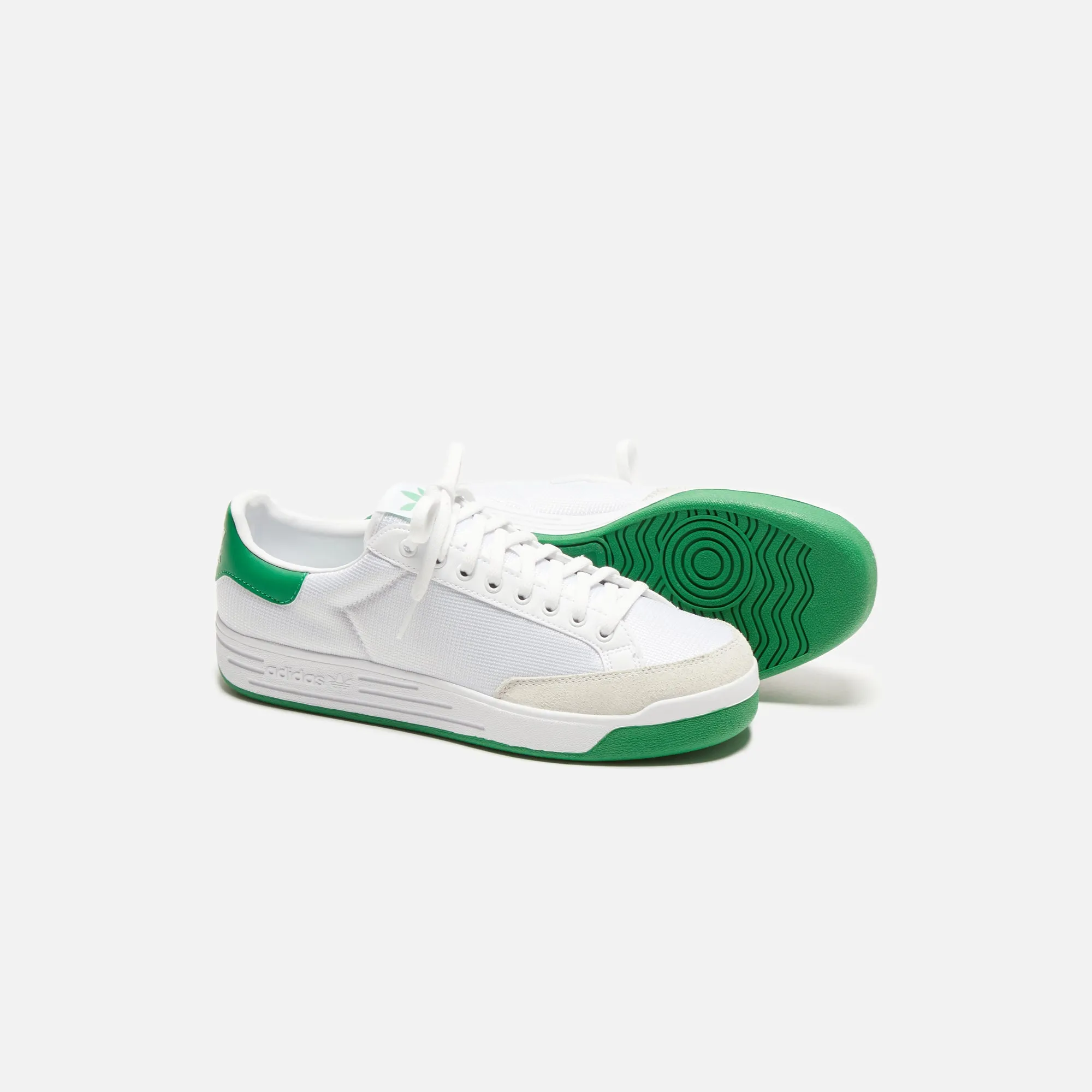 Comfort Layering Strategy Adidas Rod Laver - White / White / Green
