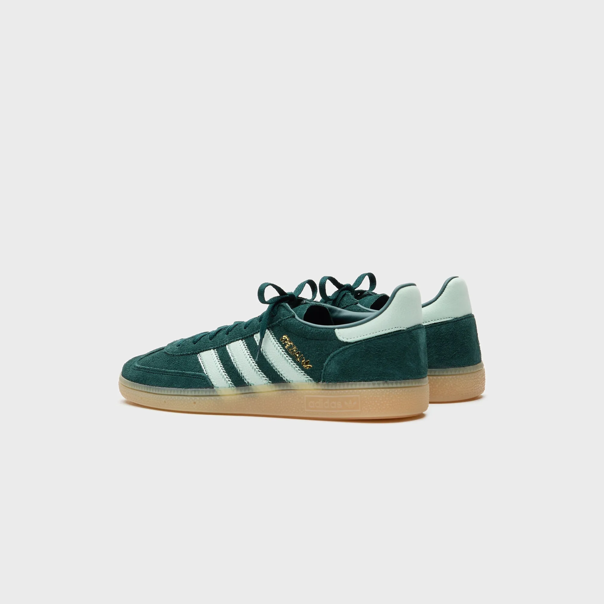 Adidas Wmns Handball Spezial - Aurora Ivy / Ash Green / Gum 1 Breathable Canvas Upper Design Quick Drying Mesh