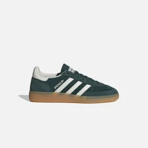 Comfortable Beam Slip-Resistant Stripes Adidas Wmns Handball Spezial - Mineral Green / Off White Gum