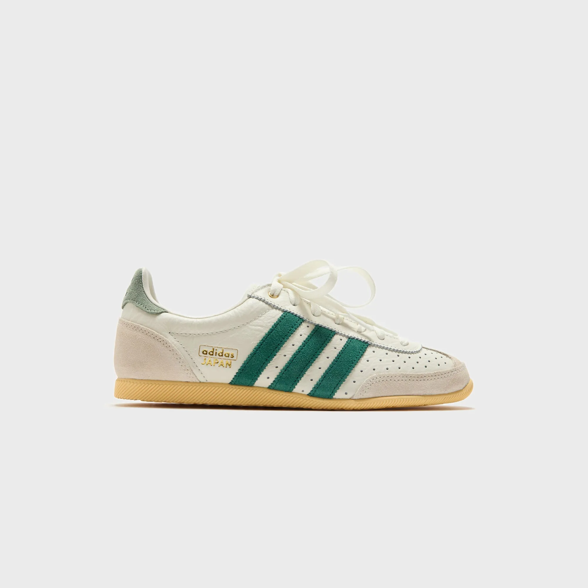 Non-Skid Sneakers Comfortable Original Adidas Wmns Japan  - Off White / Collegiate Green / Orange Tint