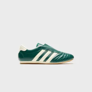 Adidas Wmns Taekwondo - Collegiate Green / Off White / Gum 3 Spool Heel Slip-On Loafers With Leather