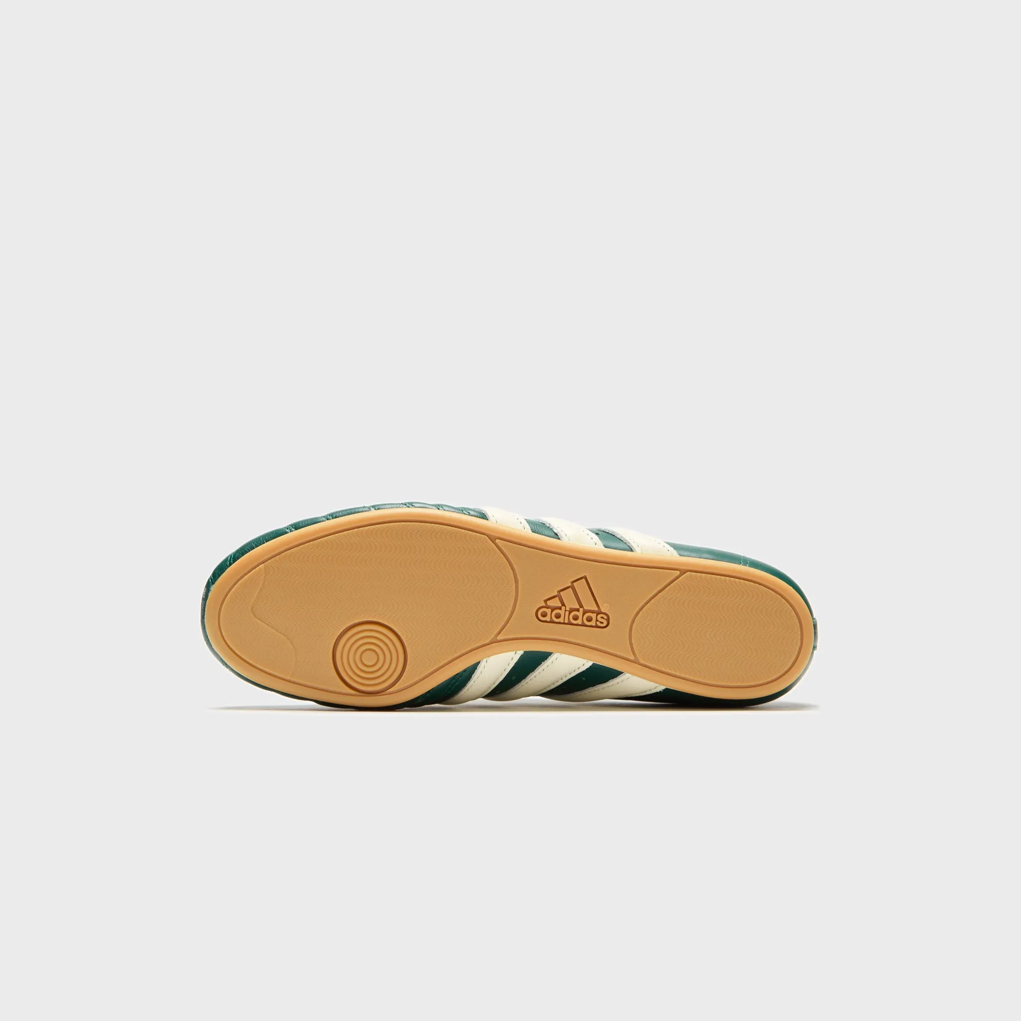 Comfortable Buckle Up Ballet Flats ResponsiveMidsole Adidas Wmns Taekwondo - Collegiate Green / Off White / Gum 3