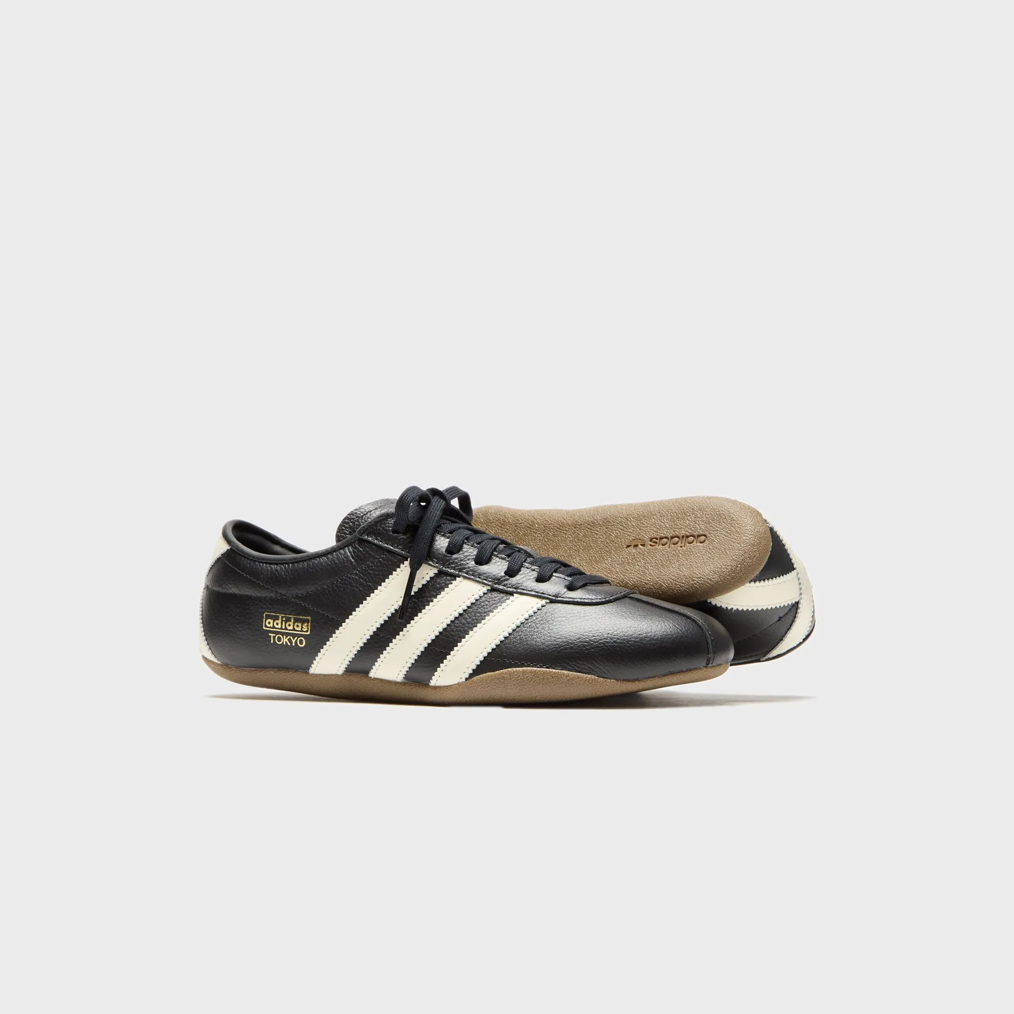 Lightweight Wood Adidas Wmns Tokyo - Core Black / Off White / Gold Metallic