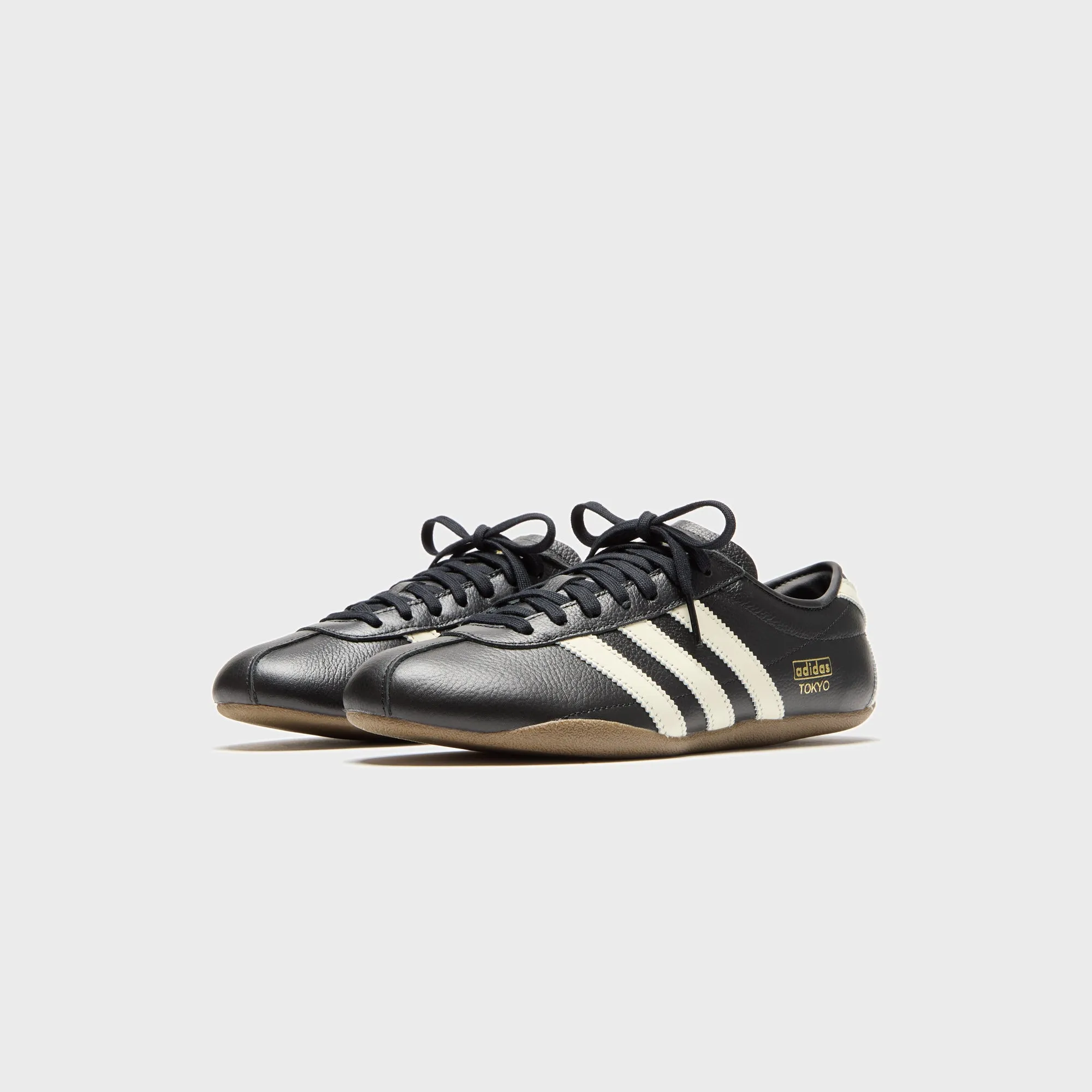 Adidas Wmns Tokyo - Core Black / Off White / Gold Metallic Thick Padding Smooth Seam Finish Treatment