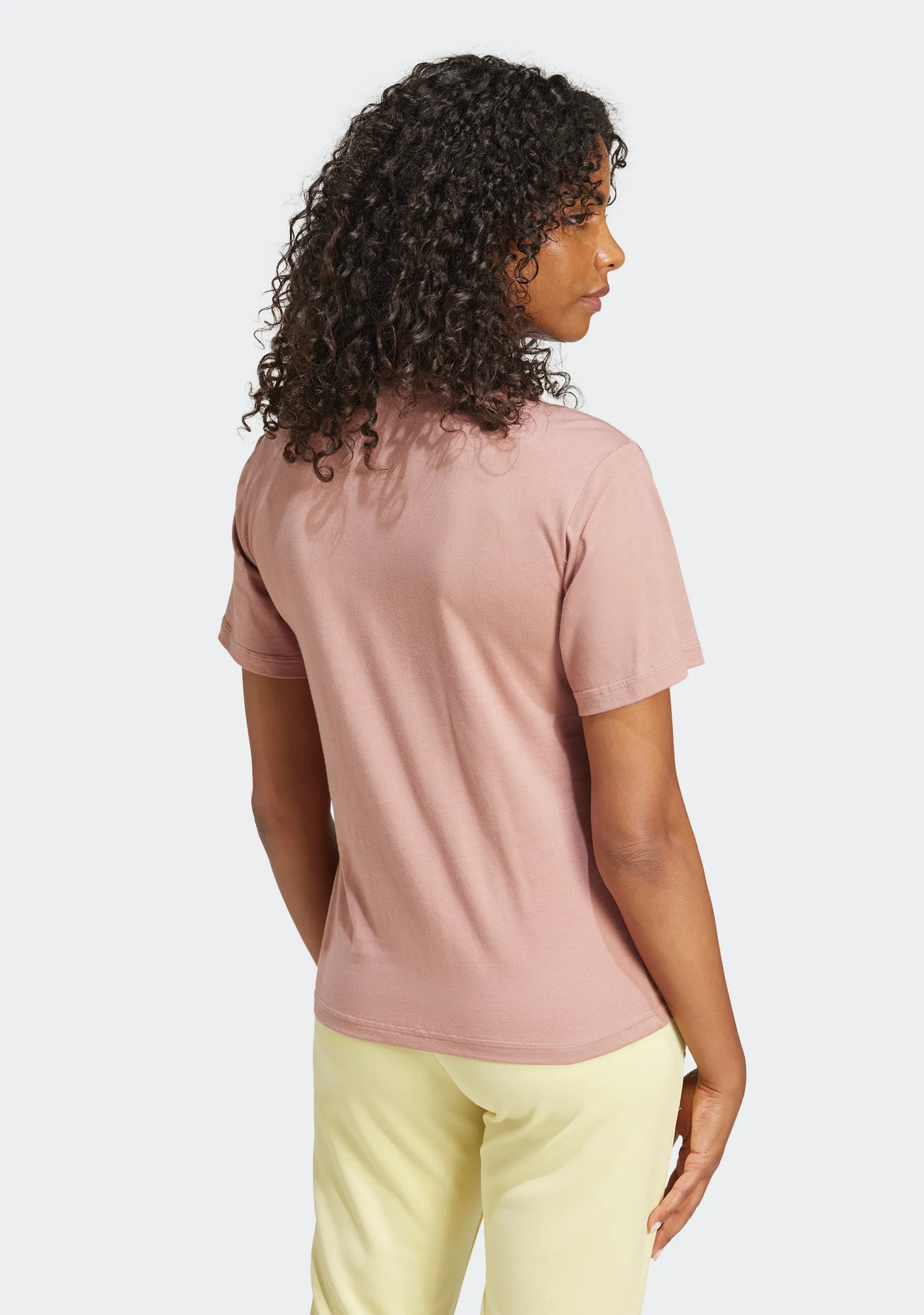 Adidas Women'S Essentials Small Logo Tee Comfortable Organic