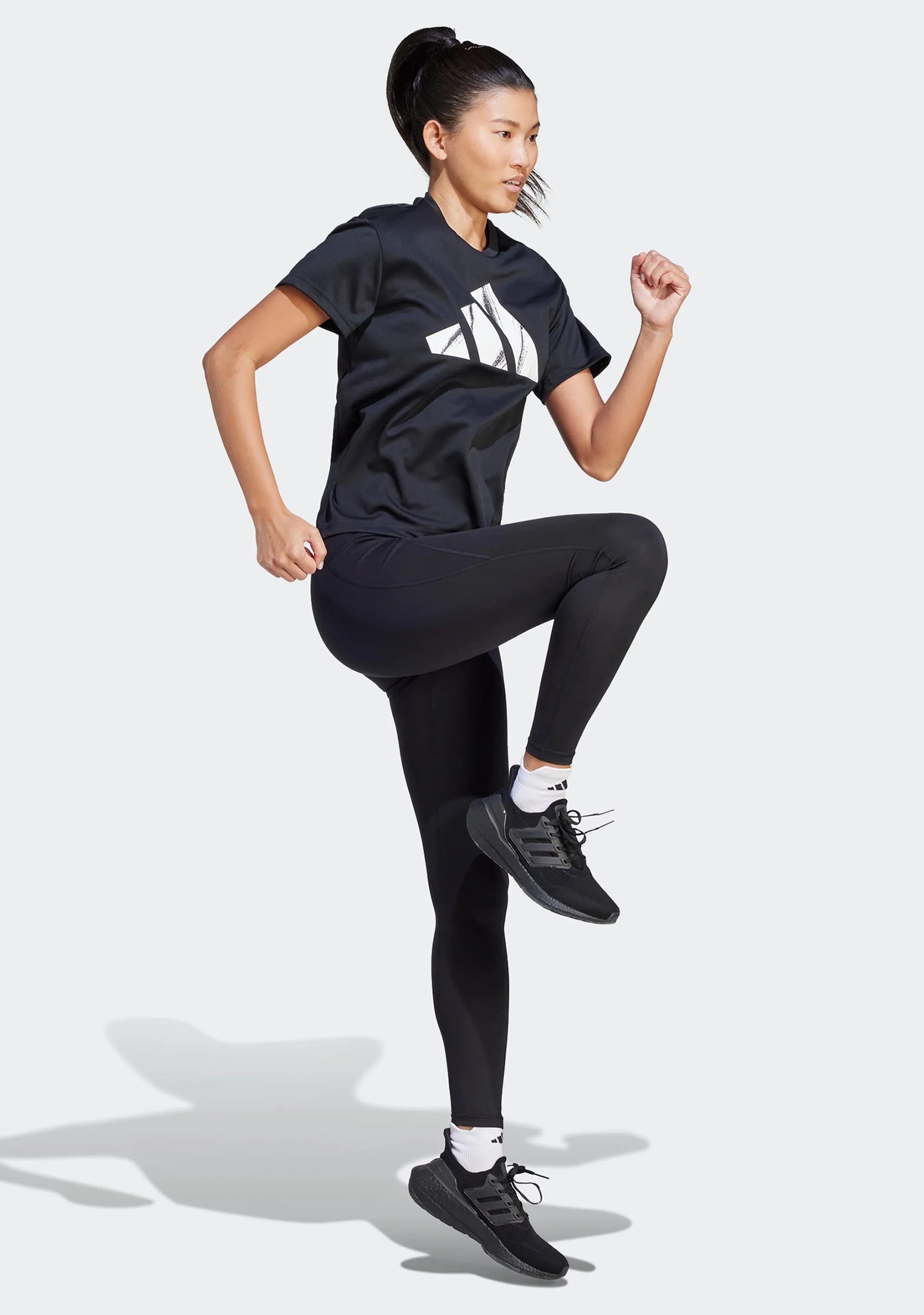 Adidas WomenS Run It Brand Love T-Shirt Cooling Strap