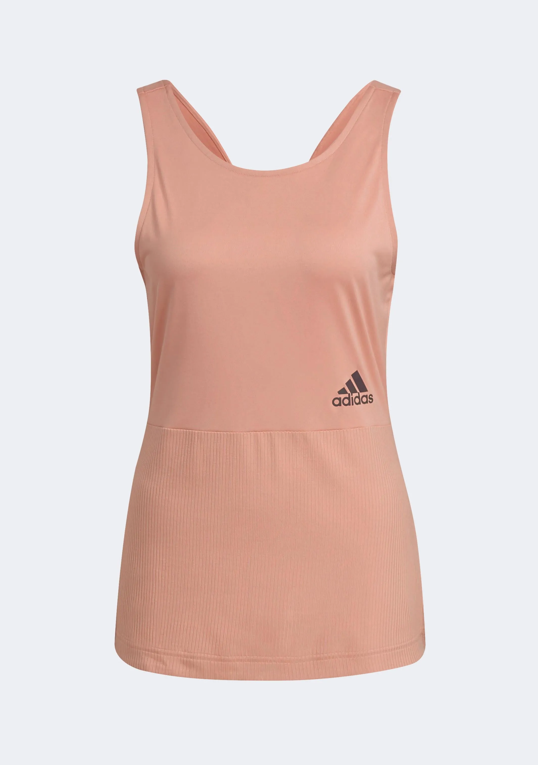 Adidas Women'S Uforu Tank Comfortable Elastic Tape Trim Anti-Zipped Up