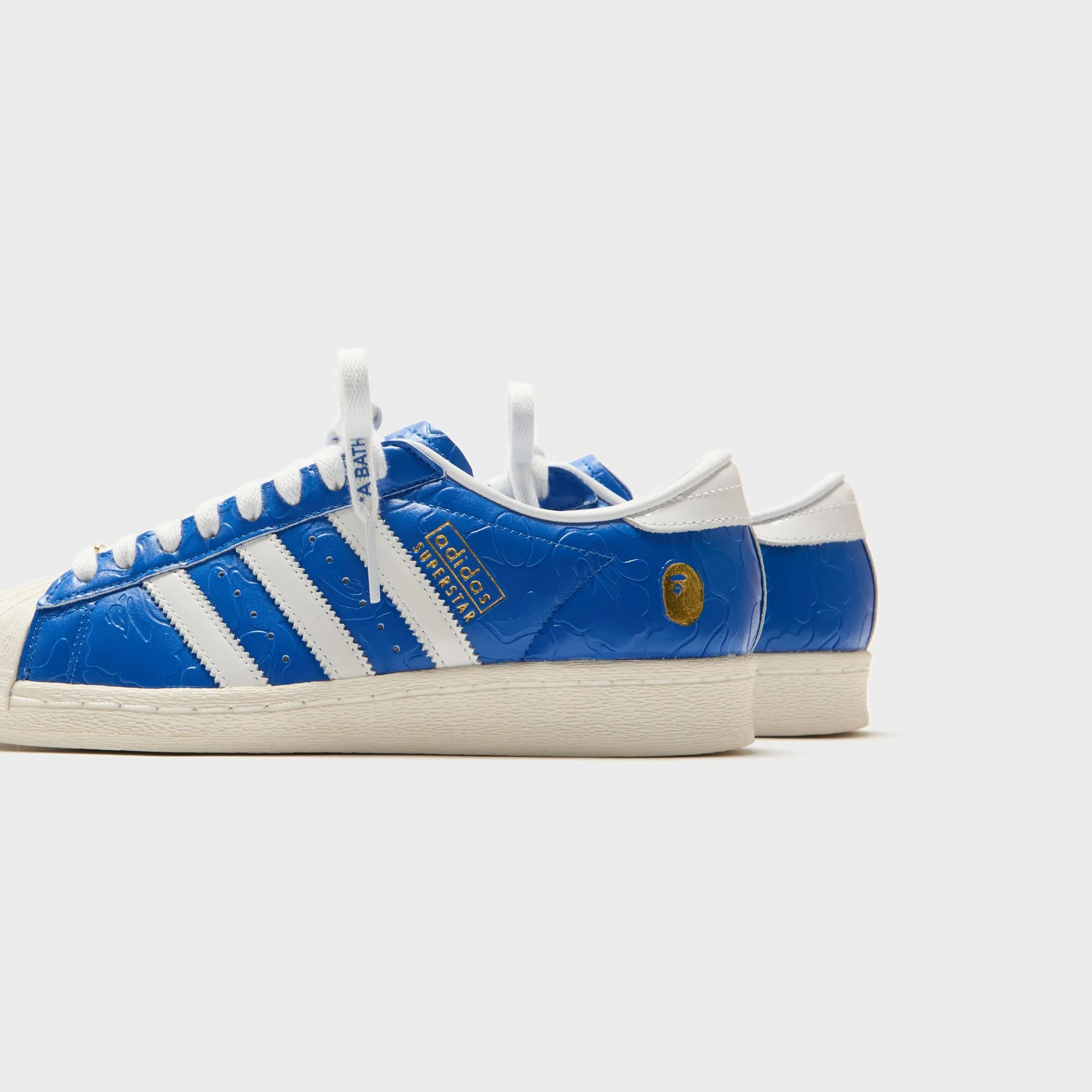 Adidas X Bape Superstar - Blue / White / Off White Big Savings