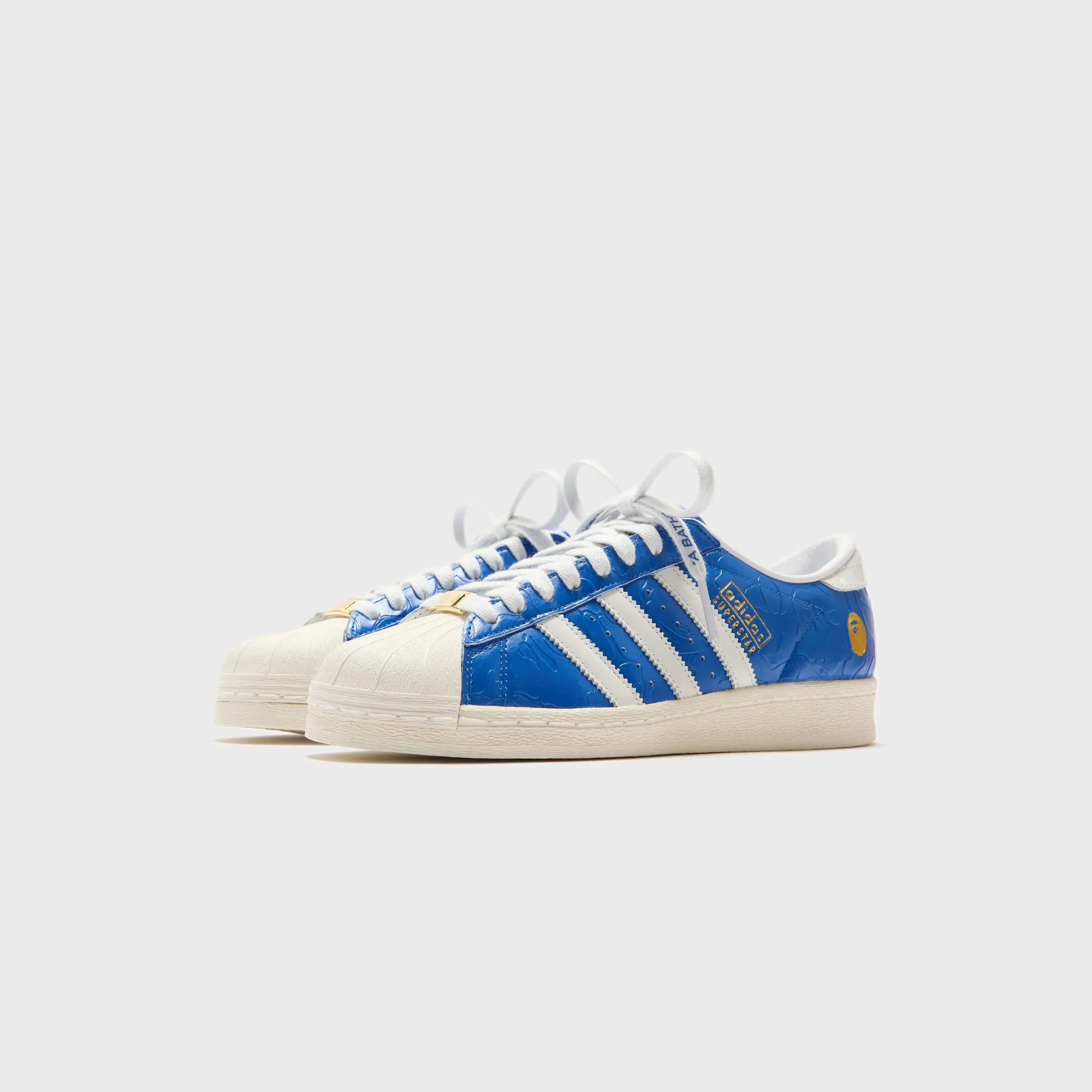 Adidas X Bape Superstar - Blue / White / Off White Command Attention