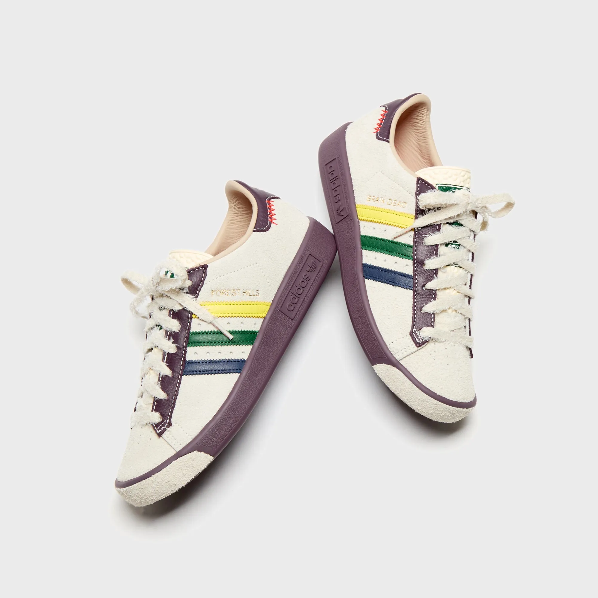 Bring the Heat President's Day Sale Adidas X Brain Dead Forest Hills - Cream White / Pantone / Night Red