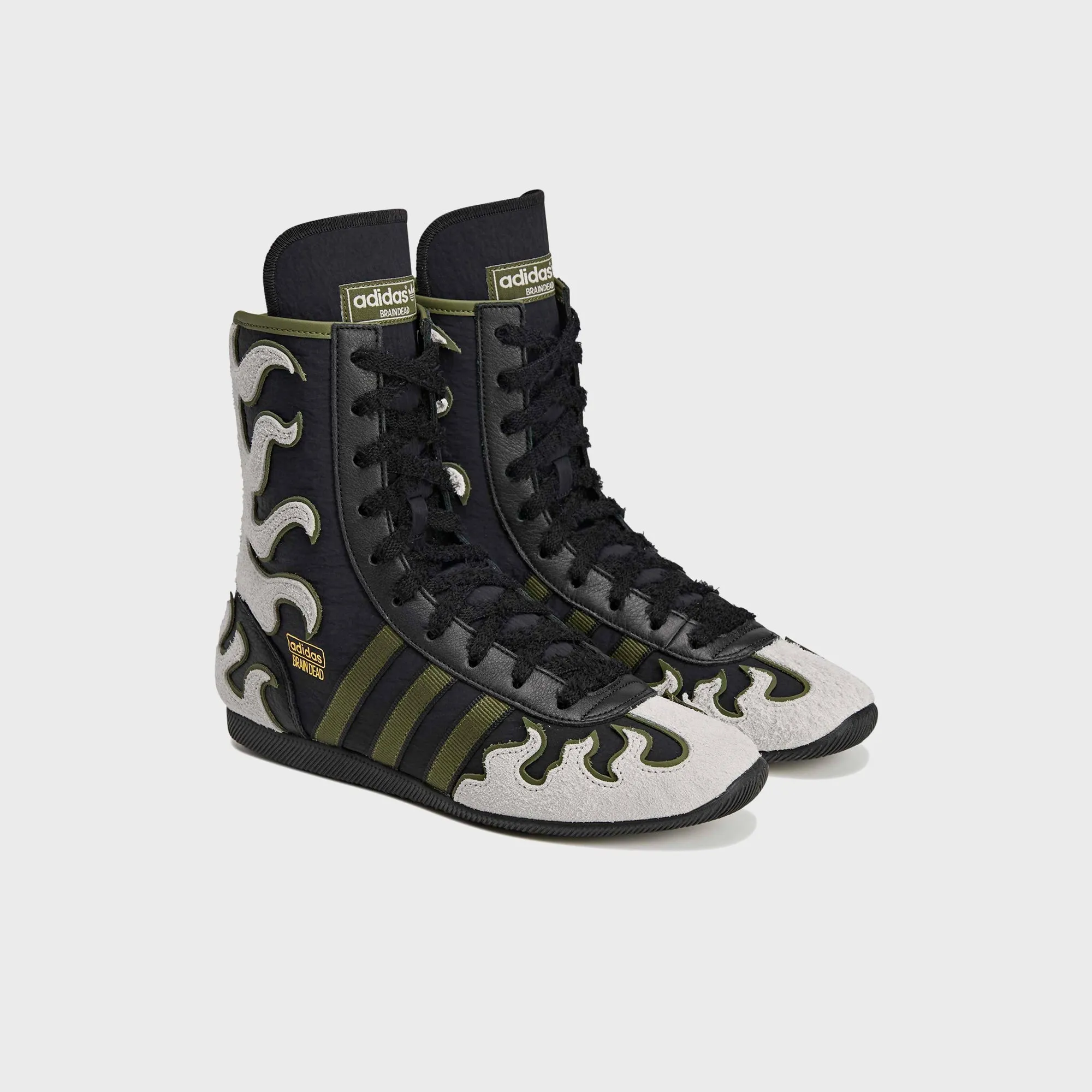 Independence Day Sale Fearlessly You Adidas X Brain Dead Japan Hi - Black / Crystal White / Gold Metallic
