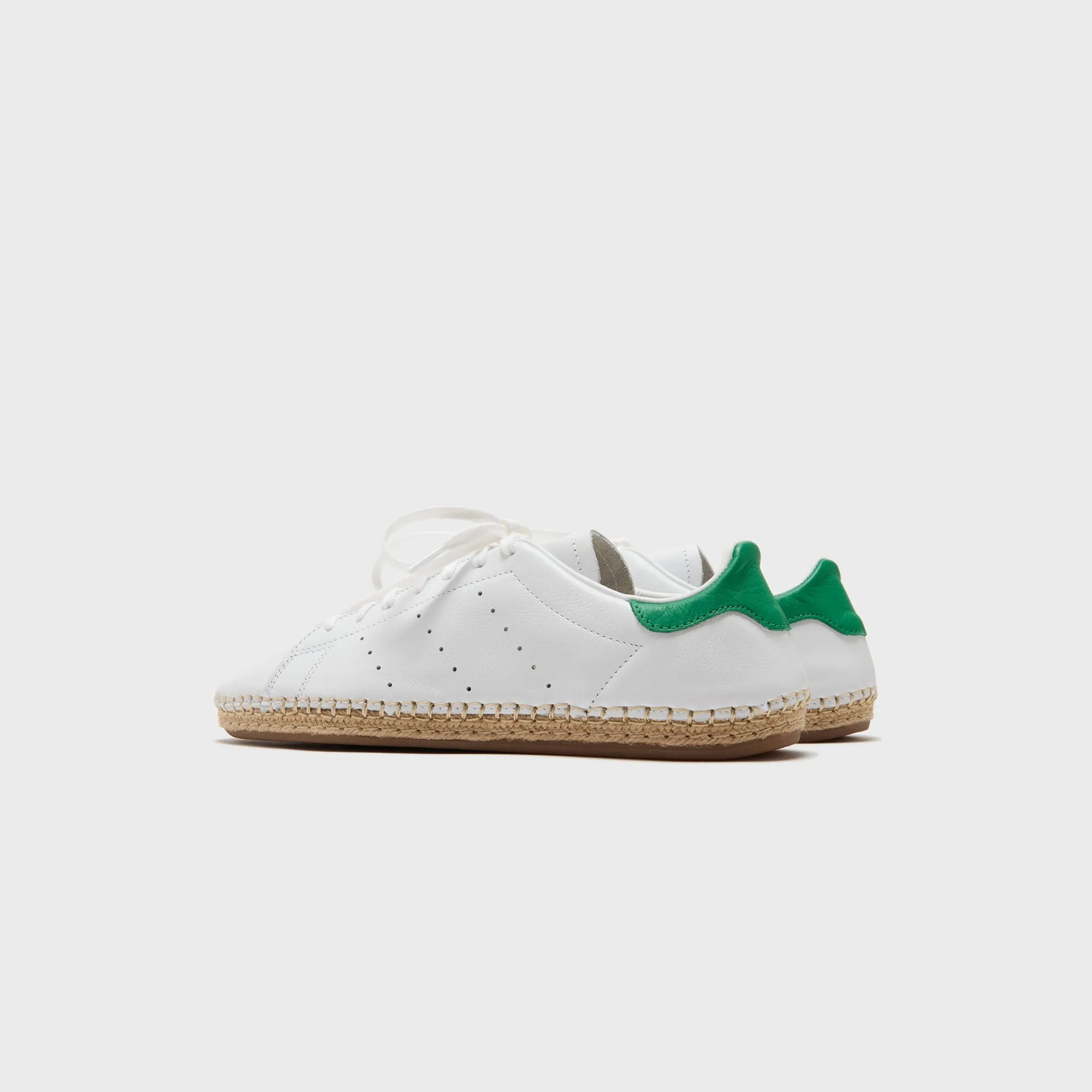 Open Heel Design Anti Slide Adidas X Clot Stan Smith Espadrille - Cloud White / Green