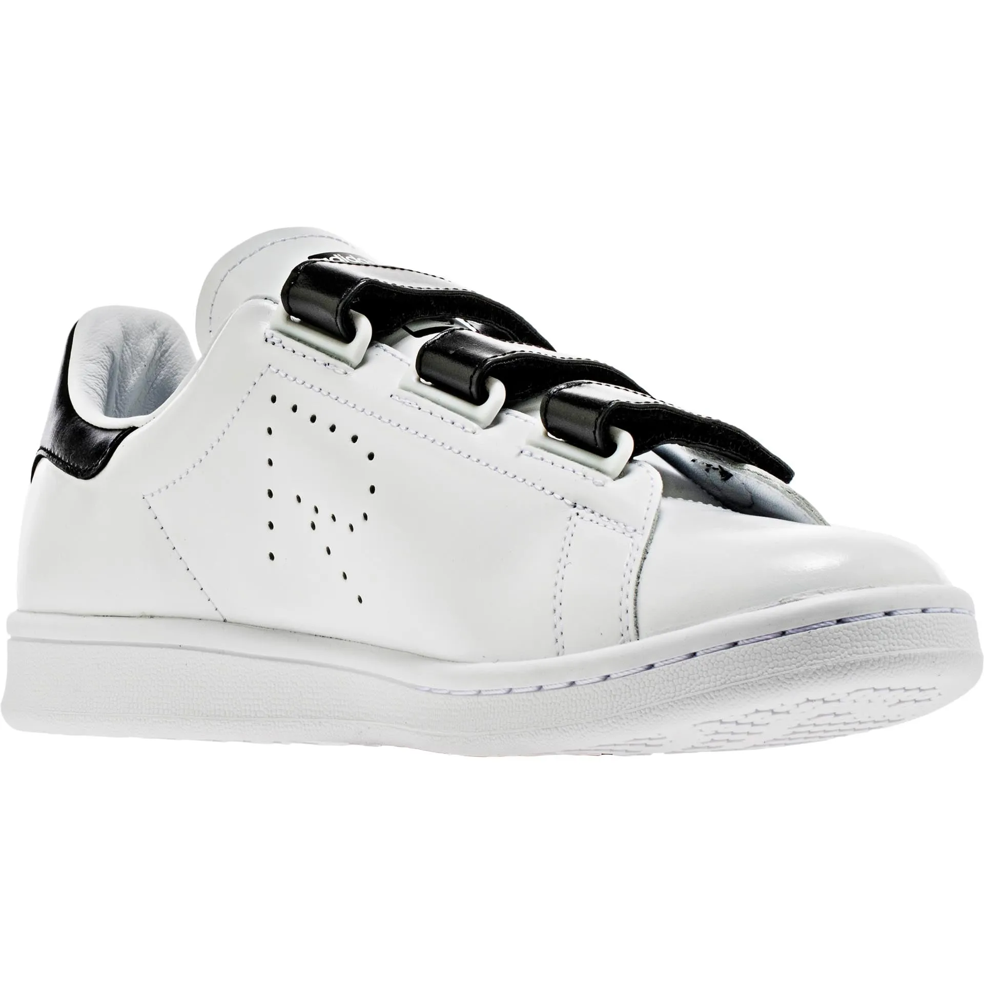 Adidas X Raf Simons Comfort Men'S - Black/White Embroidered Fabric Stud