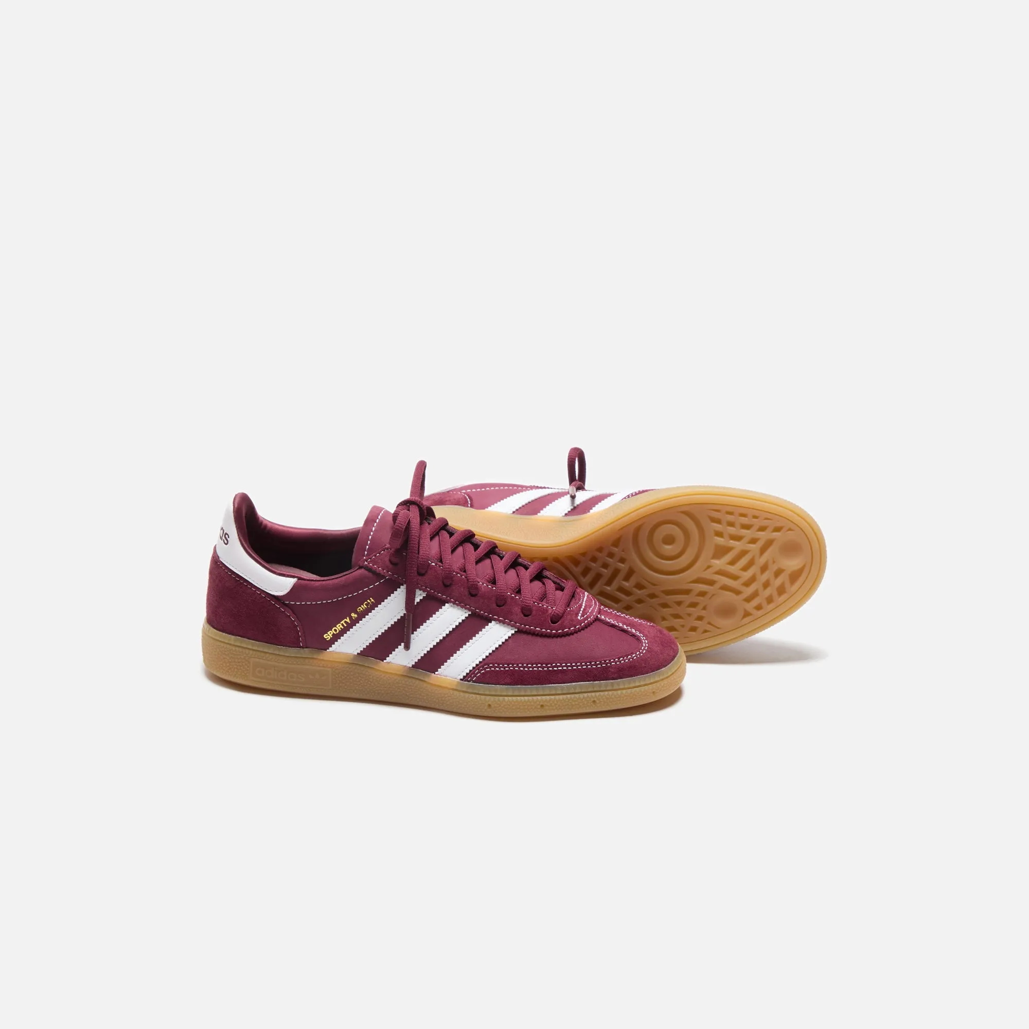 Adidas X Sporty & Rich Handball Spezial - Shadow Red Designed to Dominate Move Beyond Ordinary