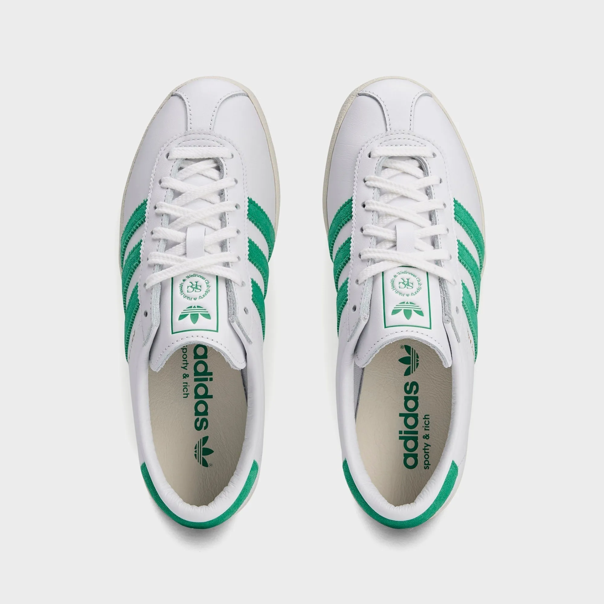 Anti-Wrinkle Adidas X Sporty & Rich Wmns Blanc - Cloud White / Court Green