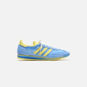 Factual Appearance Comfort Rubber Outsole Adidas X Sporty & Rich Wmns Sl 72 - Real Blue / Light Yellow / Cloud White