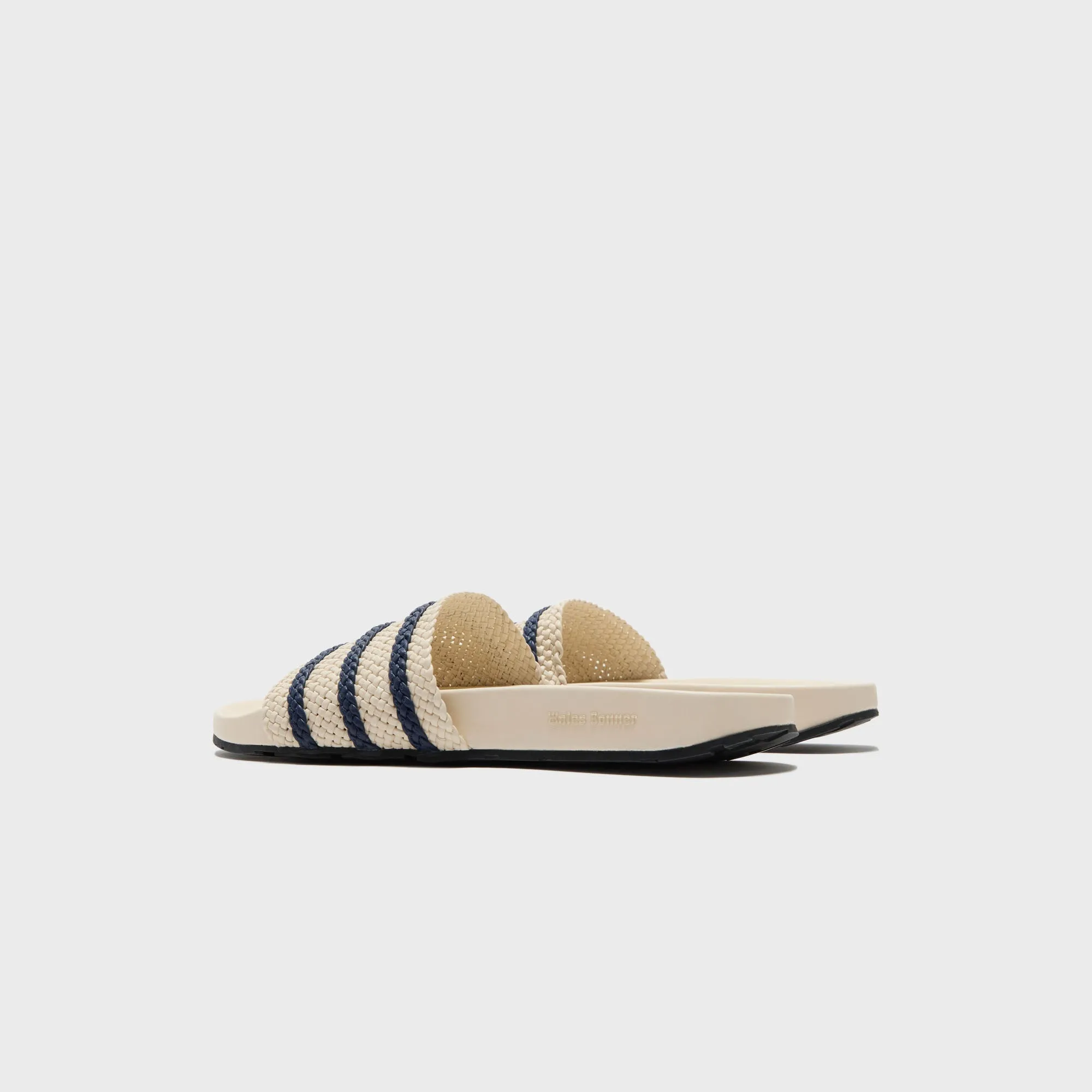 Step into the Beat Adidas X Wales Bonner Adilette - Wonder White / Night Indigo